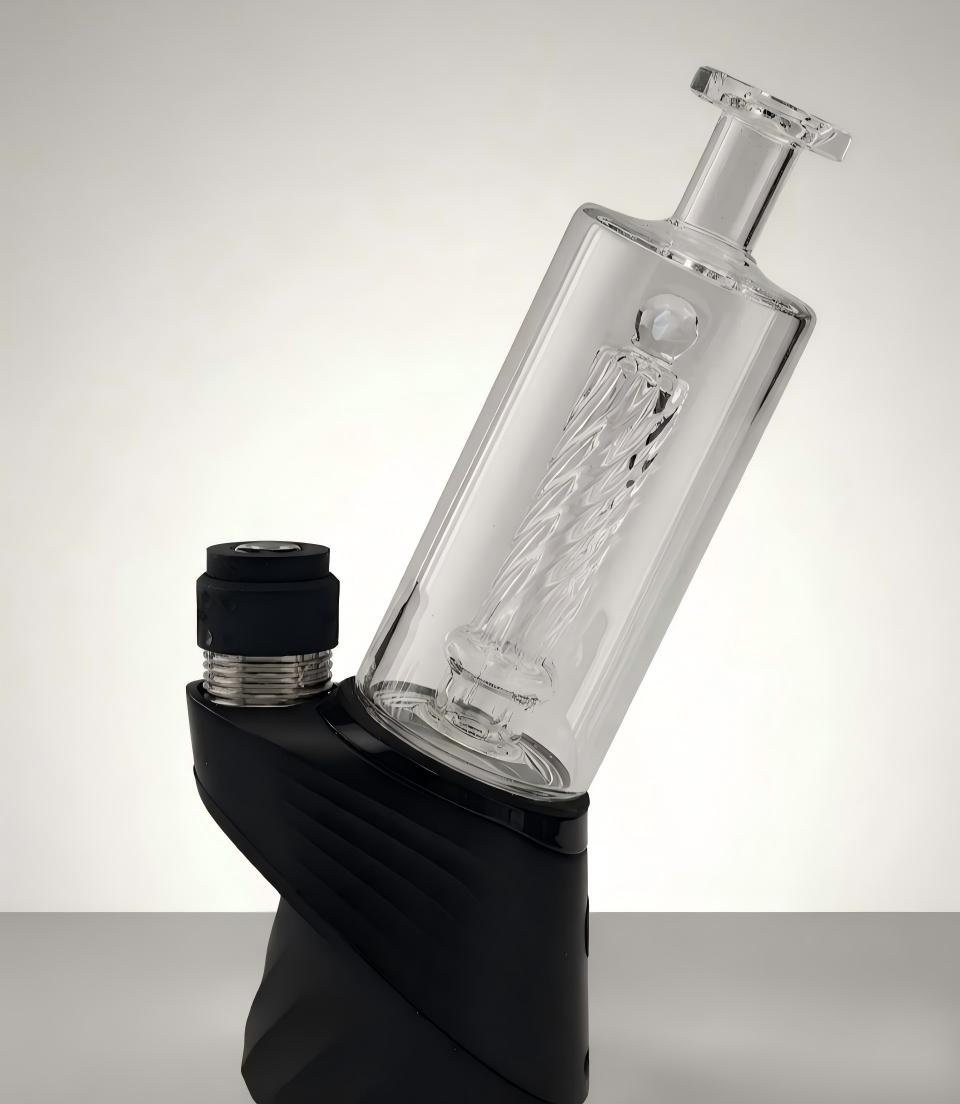 Frost Helix | External Ribbed Glass for Puffco