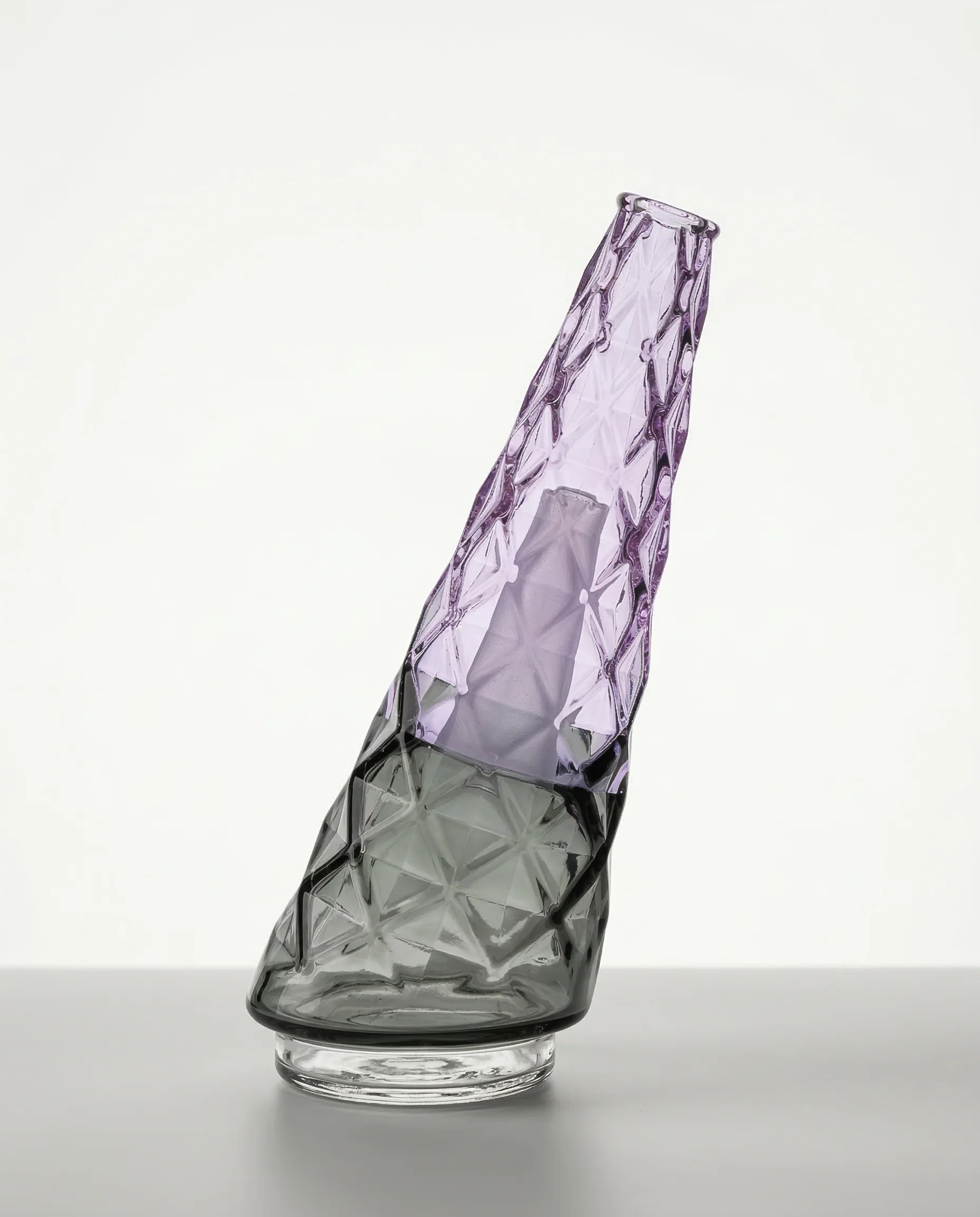 Prism Cone [Aura] — Dichroic Glass for Puffco