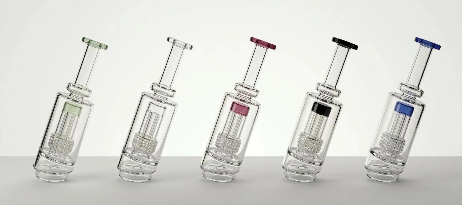 GAB Scientific Series glass attachments - matrix perc and pillar diffusion for Puffco Peak Pro