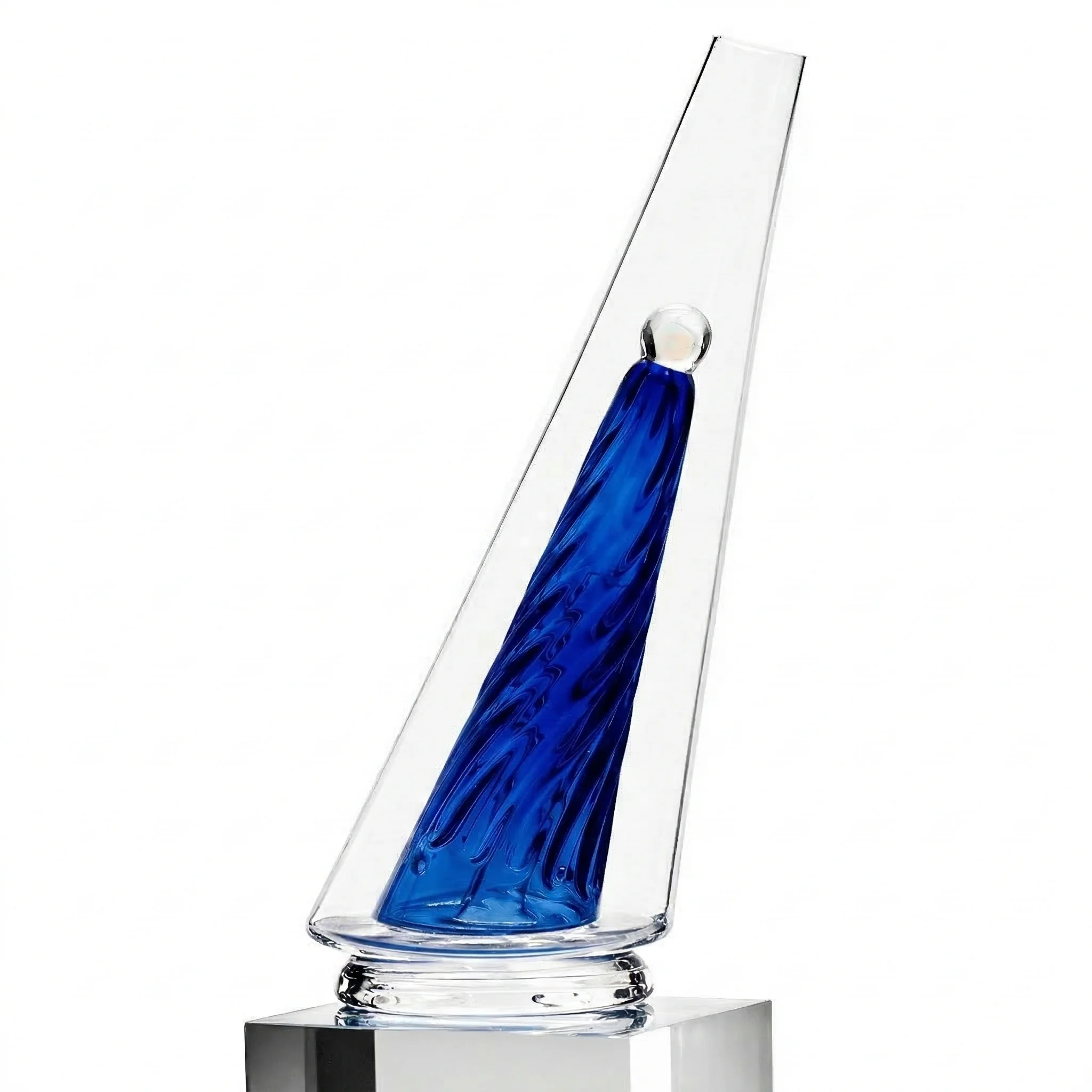 Opal Prism — Faceted Sidecar Glass for Puffco