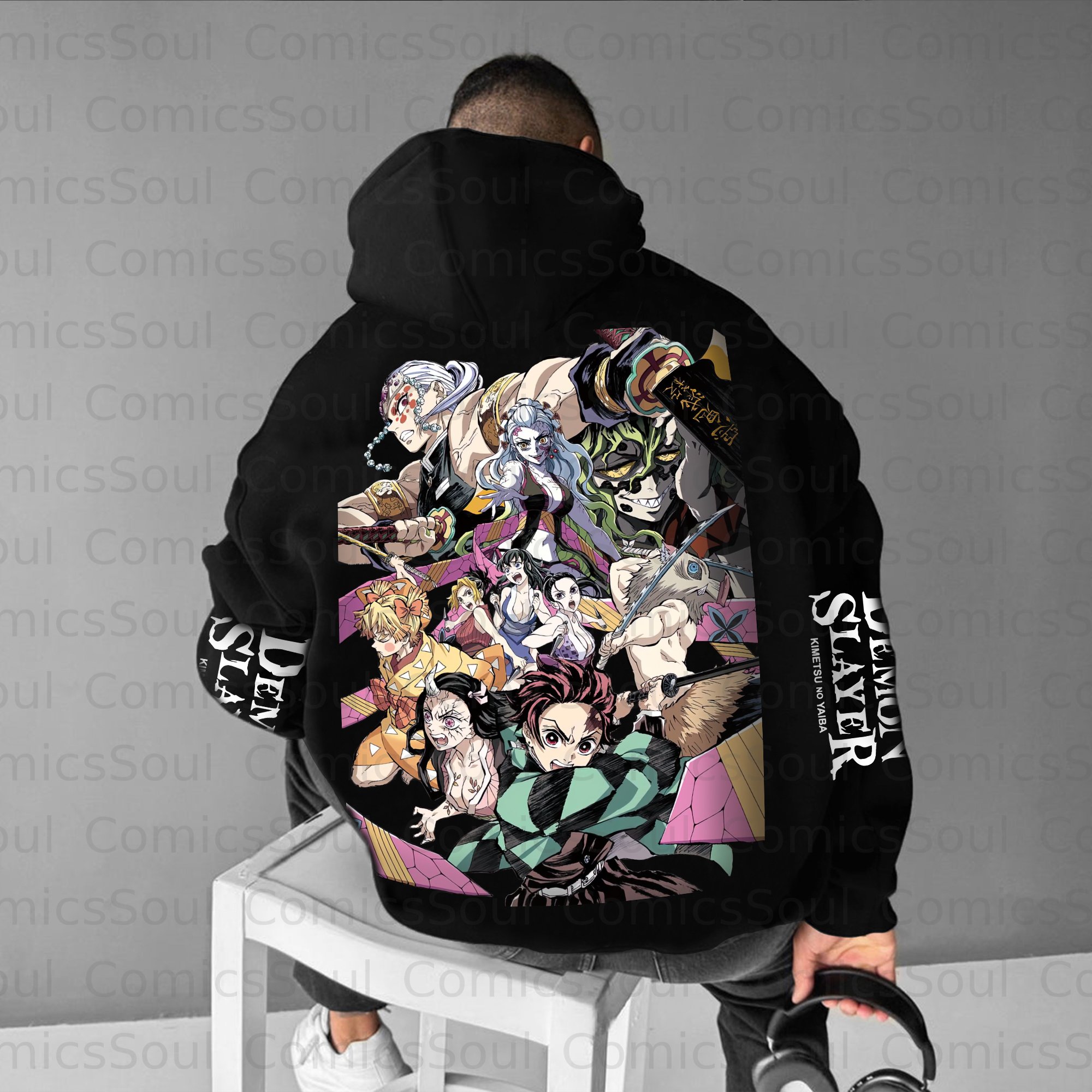Unisex Anime Graphic Streetwear Vintage Hoodie