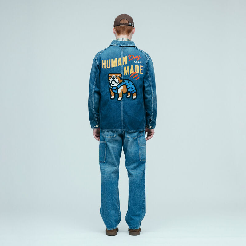HUMAN MADE DENIM COVERALL JACKET