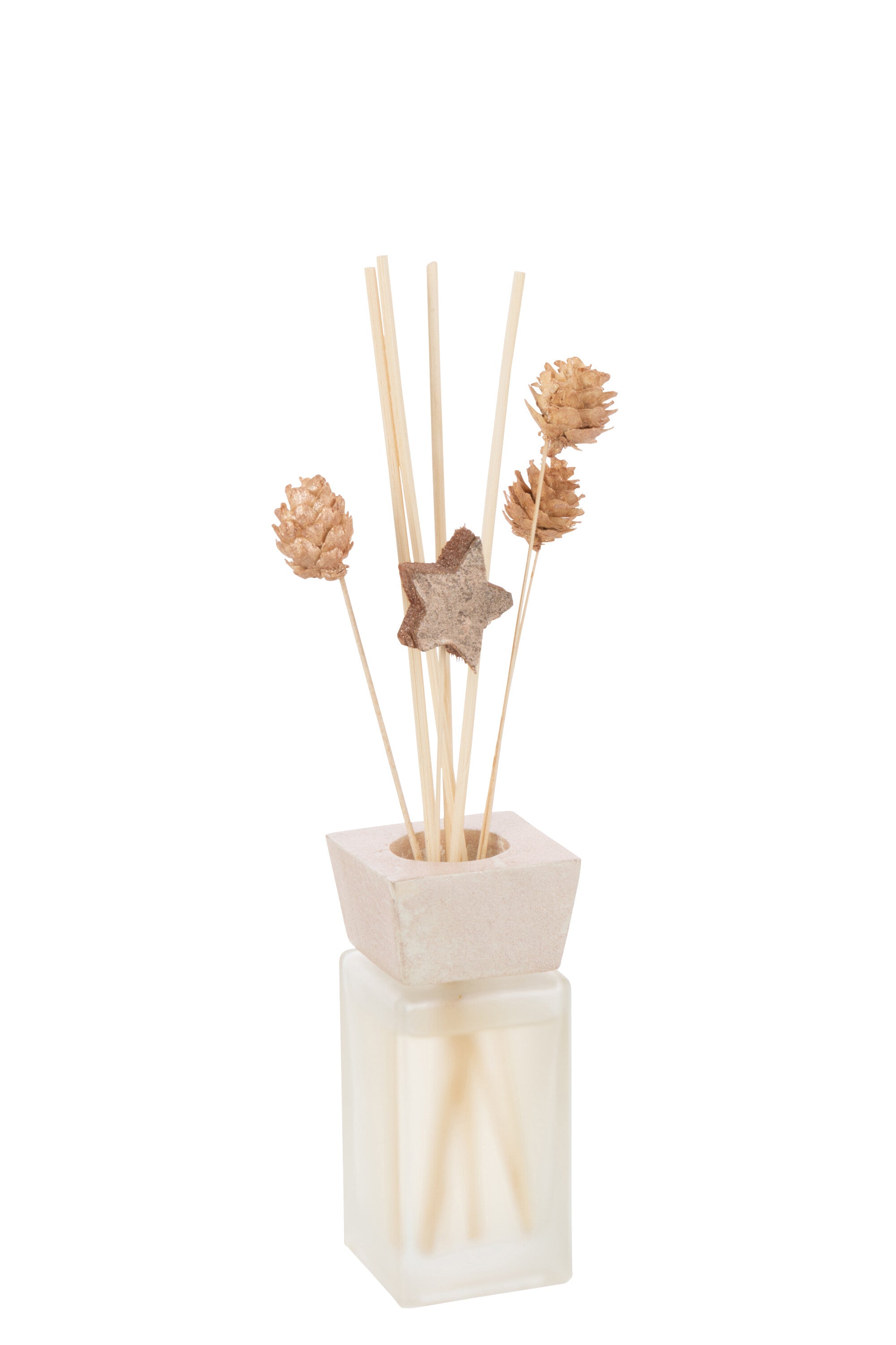 J-Line geurstokjes + droogbloemen - Vanille Zwarte Pepper -