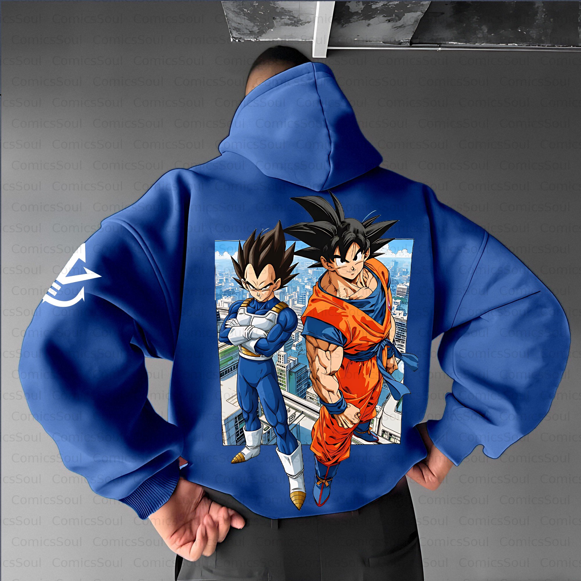 Unisex Anime Inspired Vintage Plush Hoodie