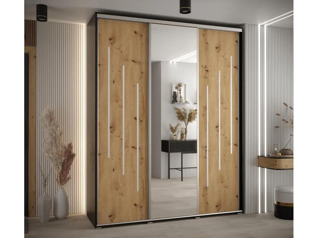 ARMARIO CON PUERTAS BATIENTES 235.2/200/60 3 puertas GLDH99121