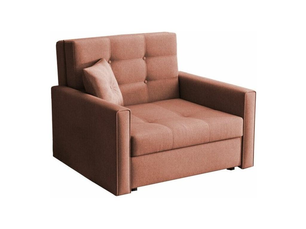 Sillón Confortzx 101 - Rosa - 85x103x98cm - Tapiz - Patas Plástico - Metal