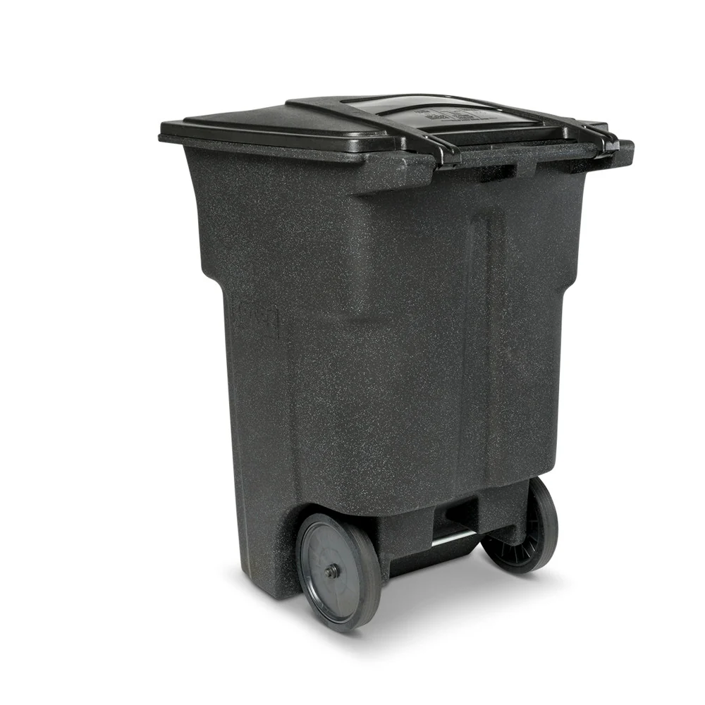 96-Gallon Wheeled Trash Can with Lid