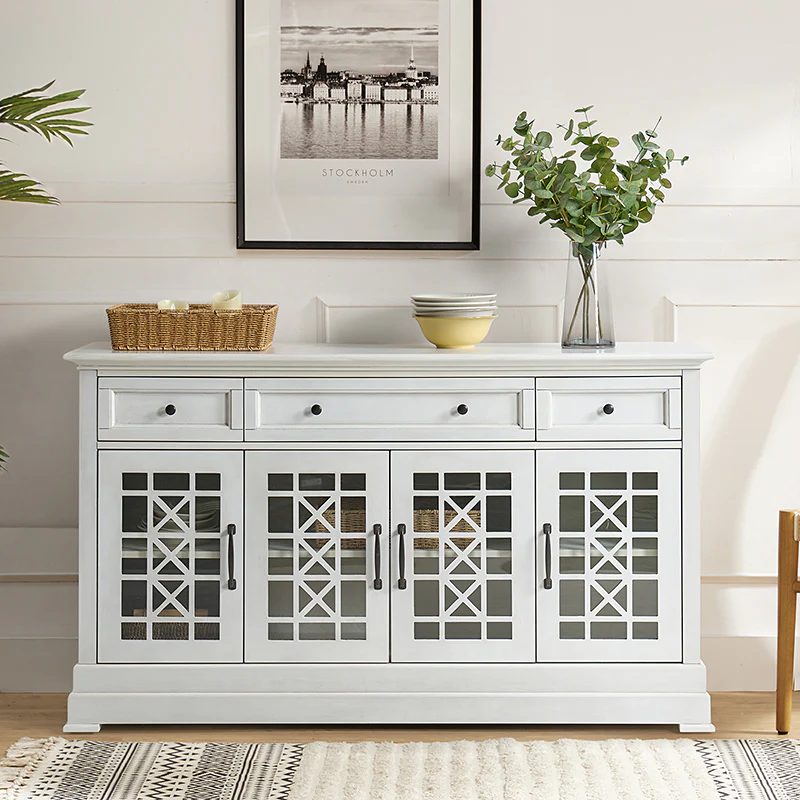 WAYFAIR Prudence 58¡± Wide 3 Drawer Vintage Chic Sideboard
