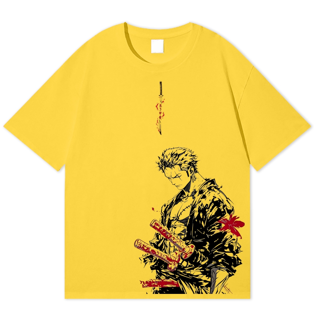 One PieceUnisex Round Neck Anime T-shirt