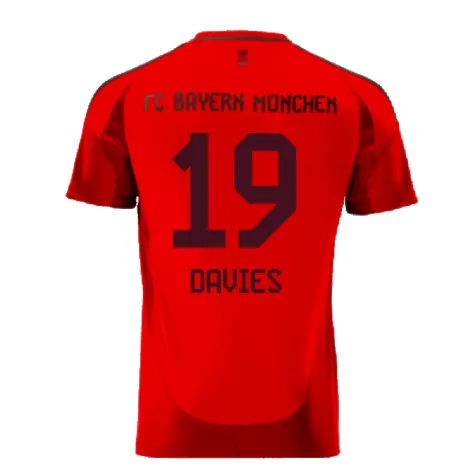 Kid's DAVIES Bayern Munich 2024/25 Home Shirt