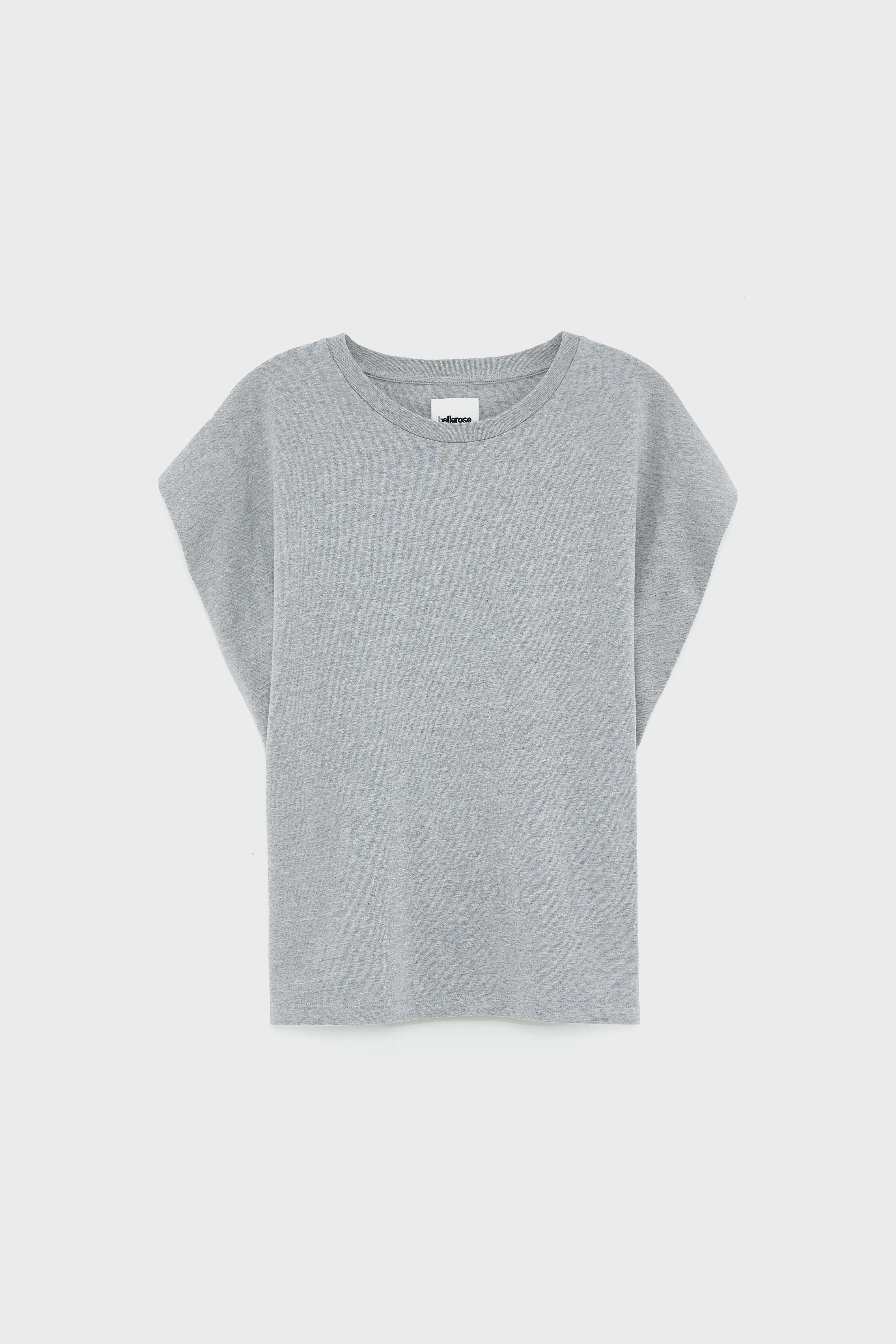 Bellerose Vice grey crew-neck t-shirt (252 / W / H. GREY)