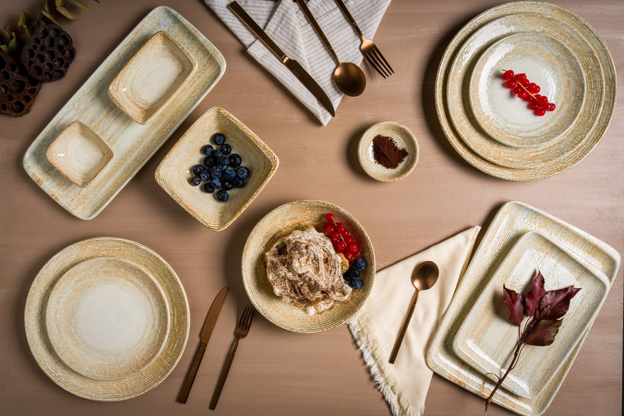 Bonna Pastabord - Patera - Porselein - 28 cm (400cc) - set van 2