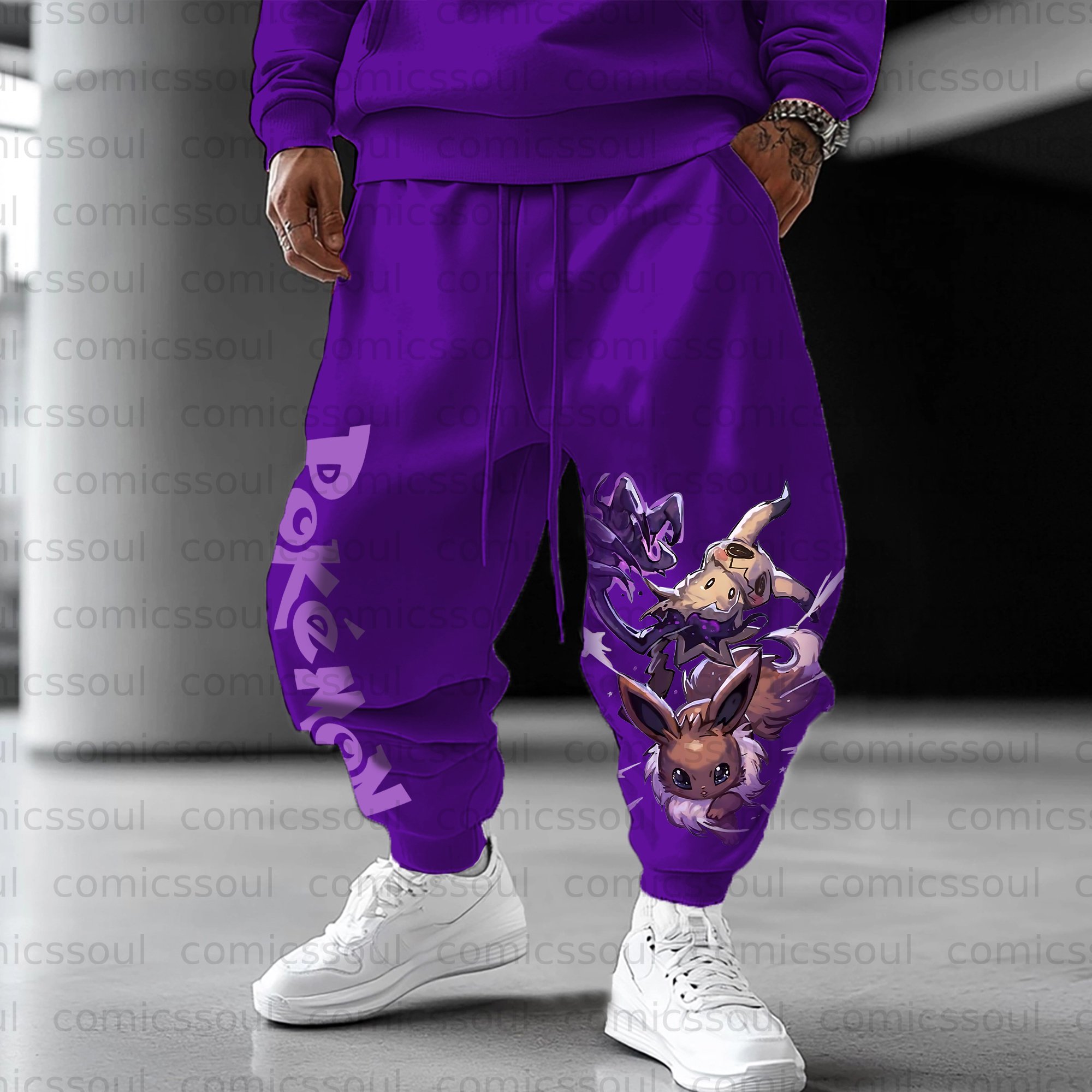 Unisex Anime Inspired Vintage Pants