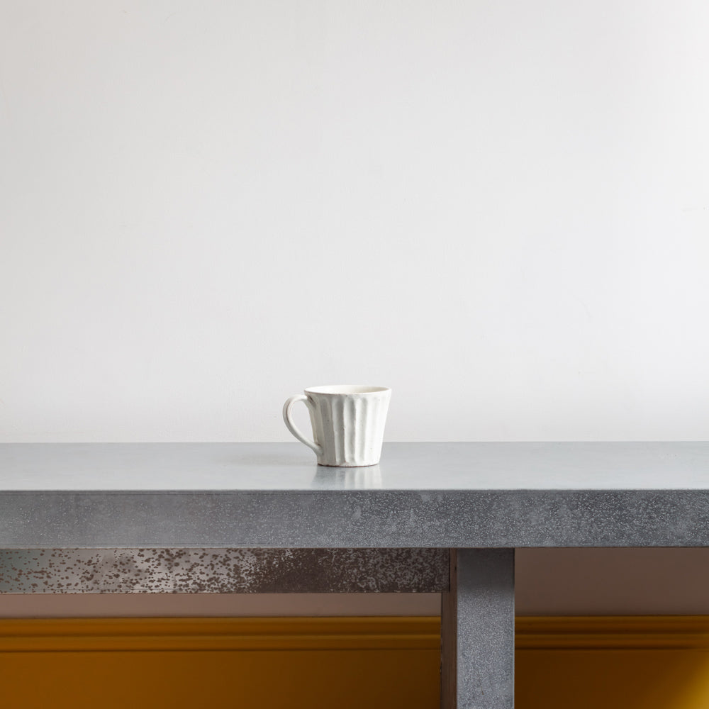 Mug cannelé - Blanc