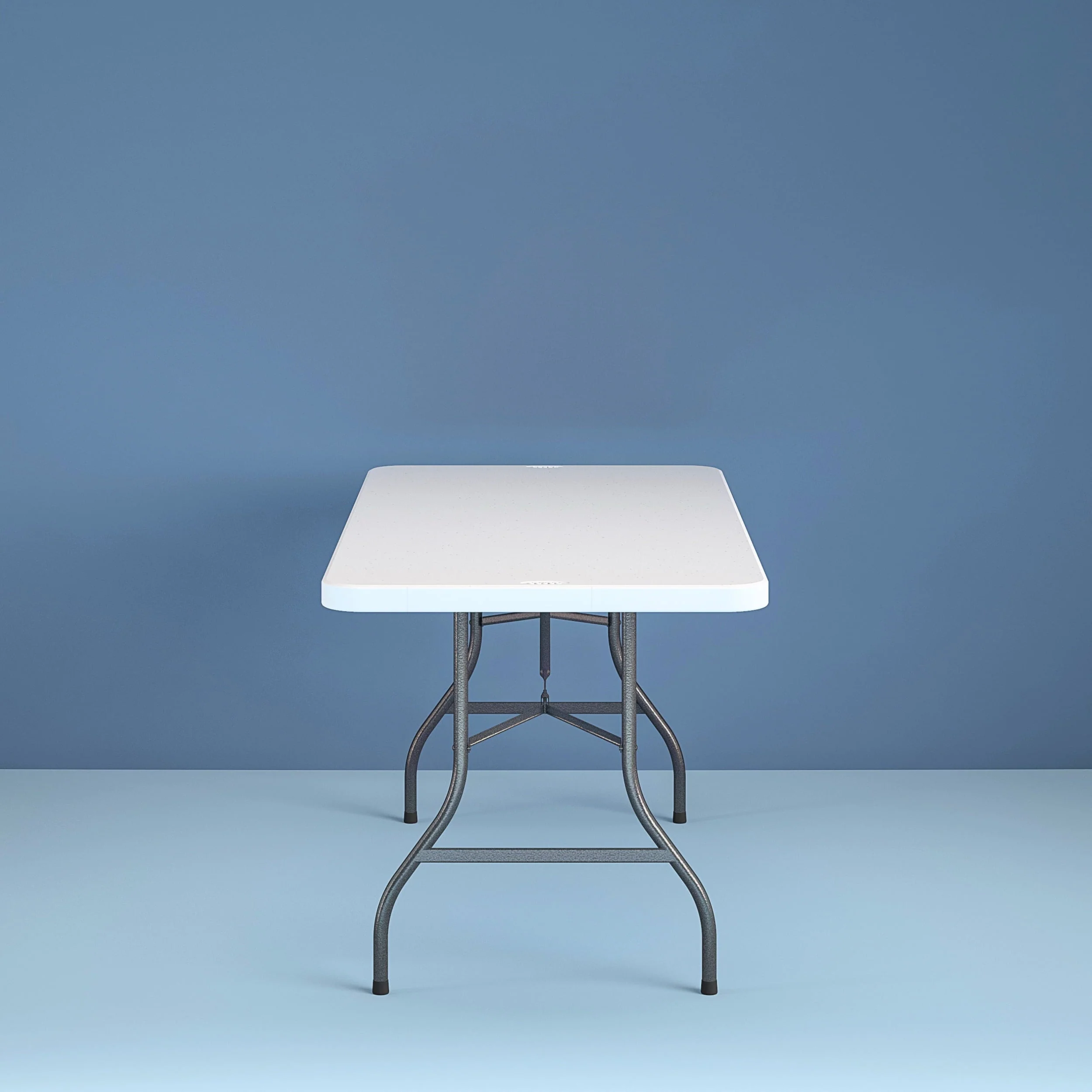 Cosco 6 Foot Folding Table In White Speckle - Image 2