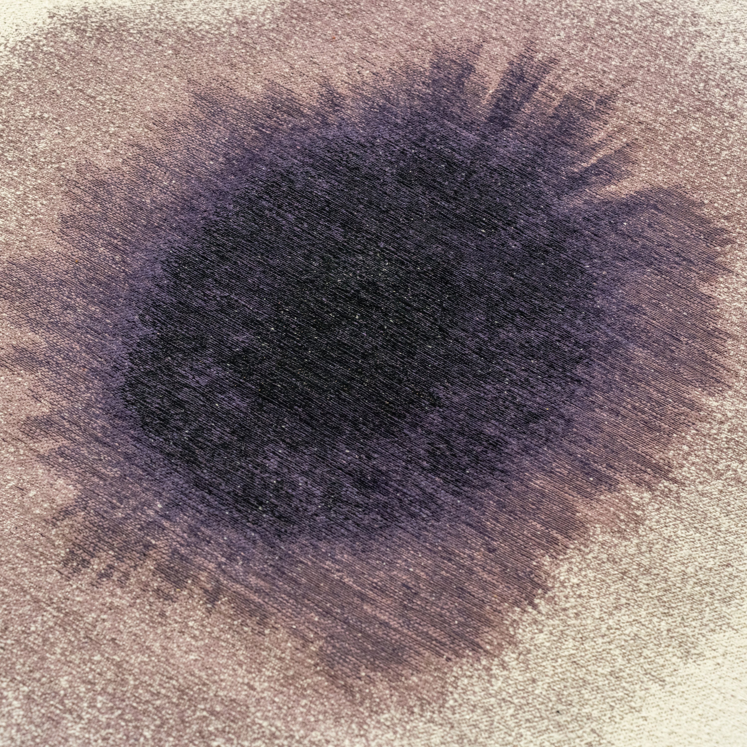 Louis de Poortere Drop Vloerkleed Ø 240 cm - Purple Smoke