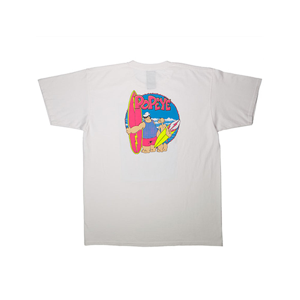 Wild Donkey - T-shirt Popeye - Blanc