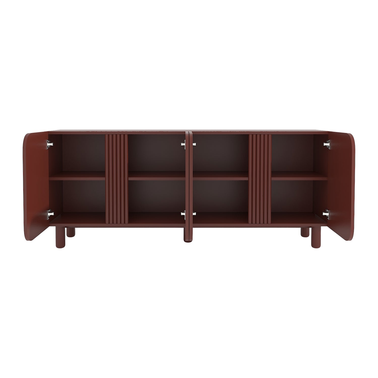 Blokker Ole Dressoir 4-deurs - Bordeaux