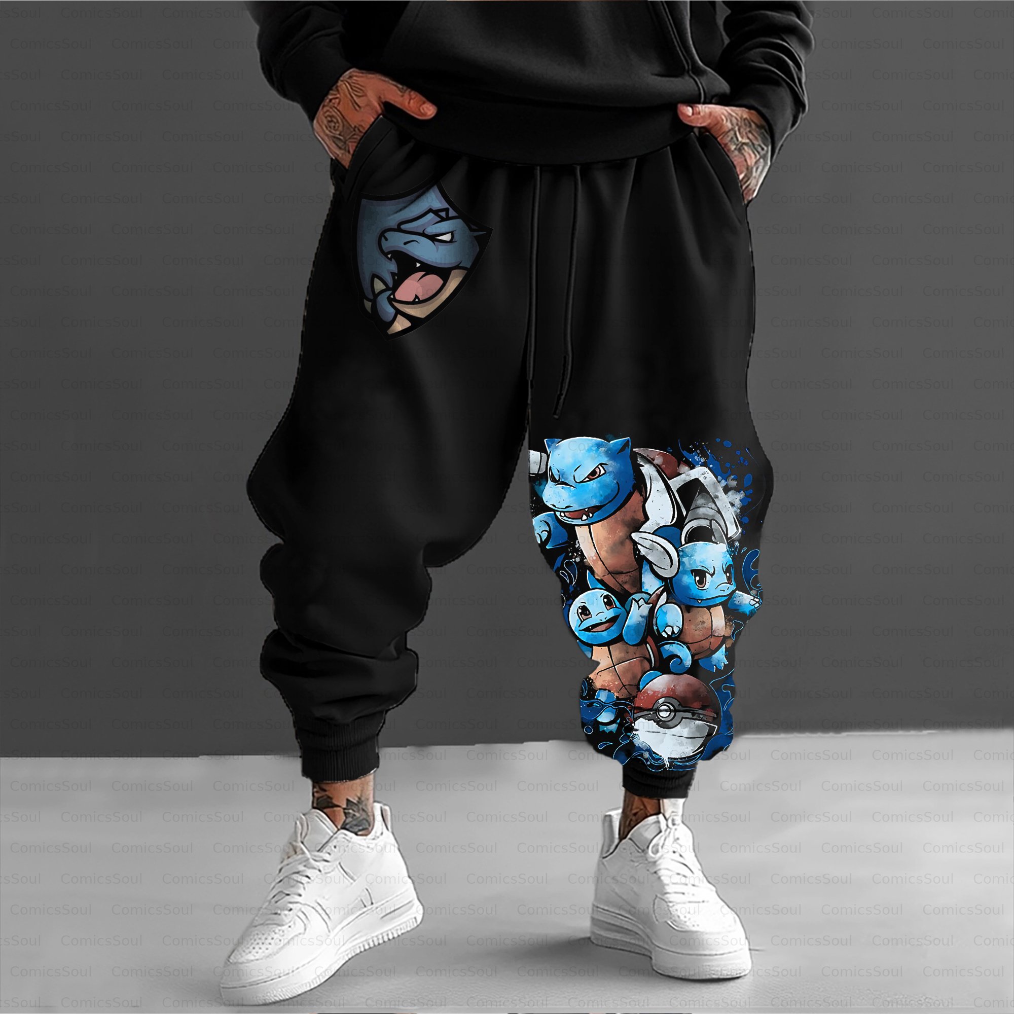 Unisex Casual Anime Streetwear Pant
