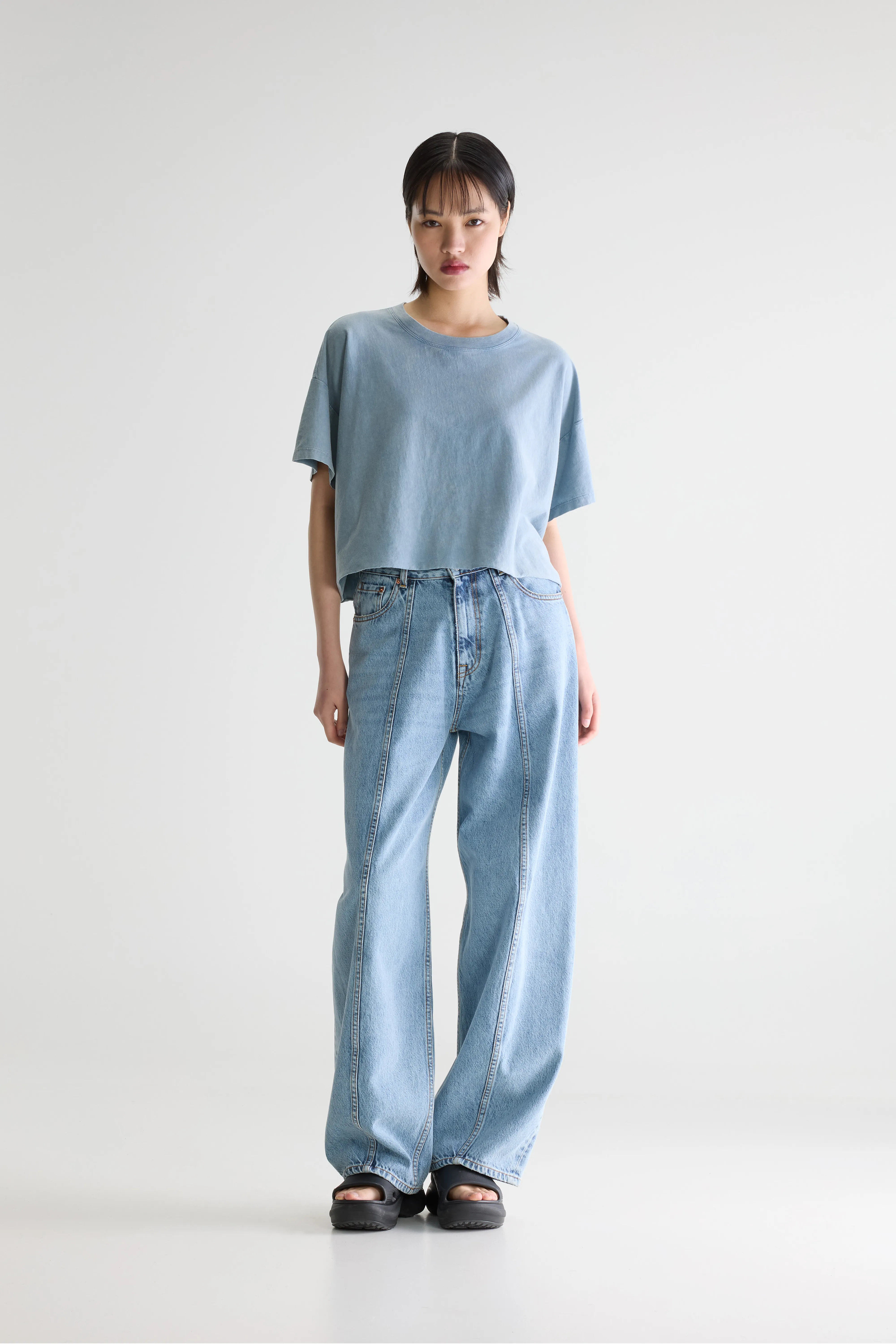Bellerose Farpy cropped t-shirt (261 / W / ARTIC)
