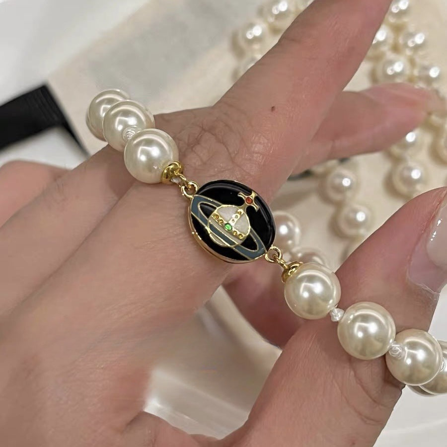 Vivienne Westwood Enamel Epoxy Saturn Bracelet - Original Replica Club