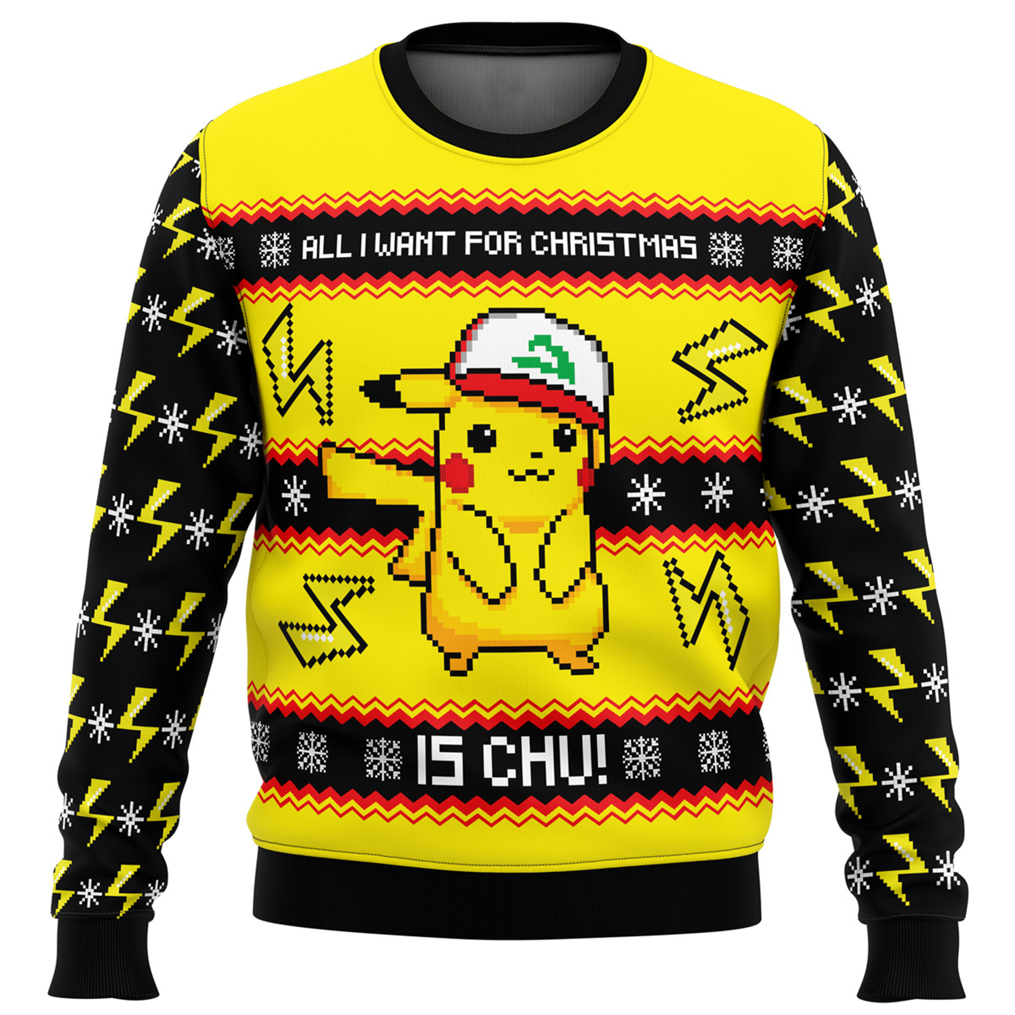 Unisex Anime Ugly Christmas Sweater TeeThreads Sustain the Scene with Custom Apparel