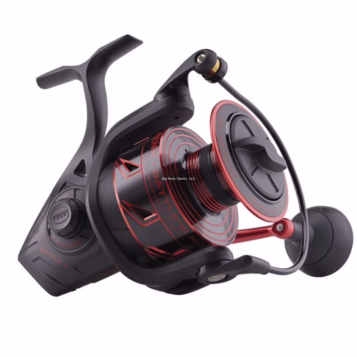 PENN Battle III Spinning Nearshore/Offshore Fishing Reel, Size 8000(4000/Black/Gold)