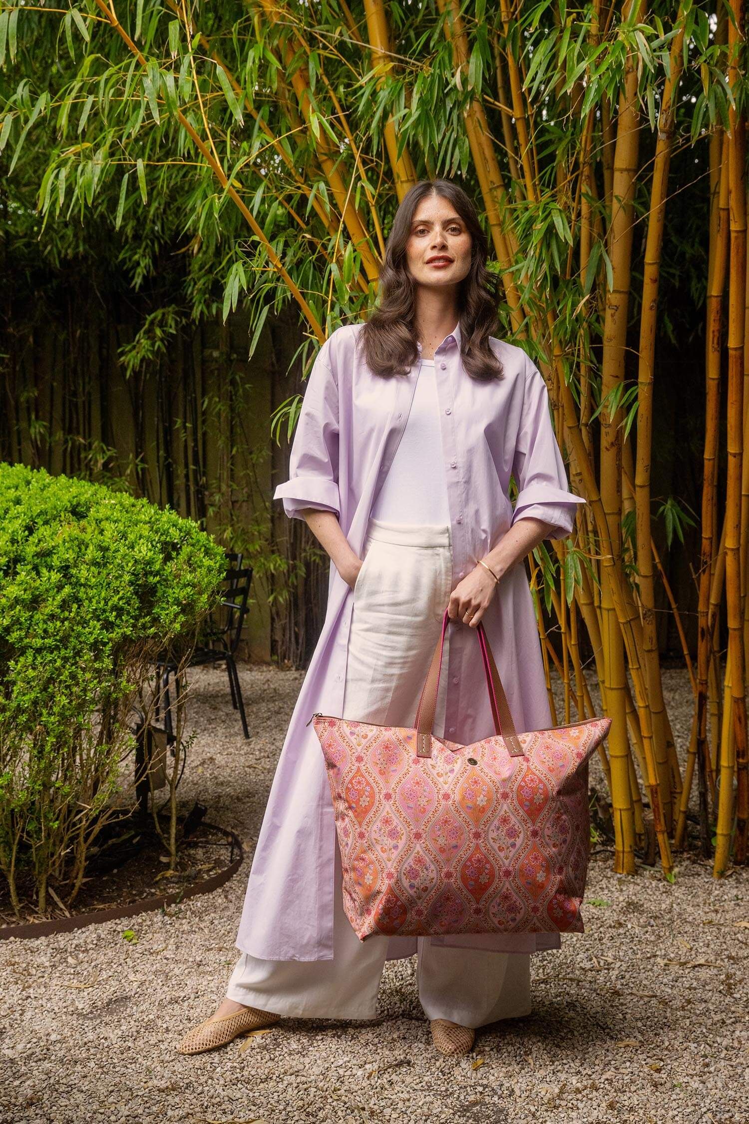 Tote Bag Tilda Large Ornamento Orange