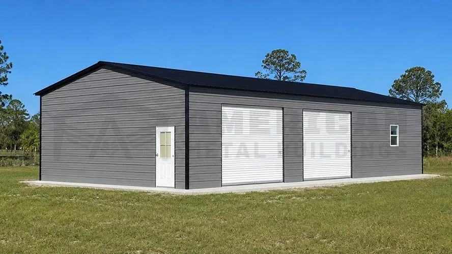 25x60x12 Metal Garage