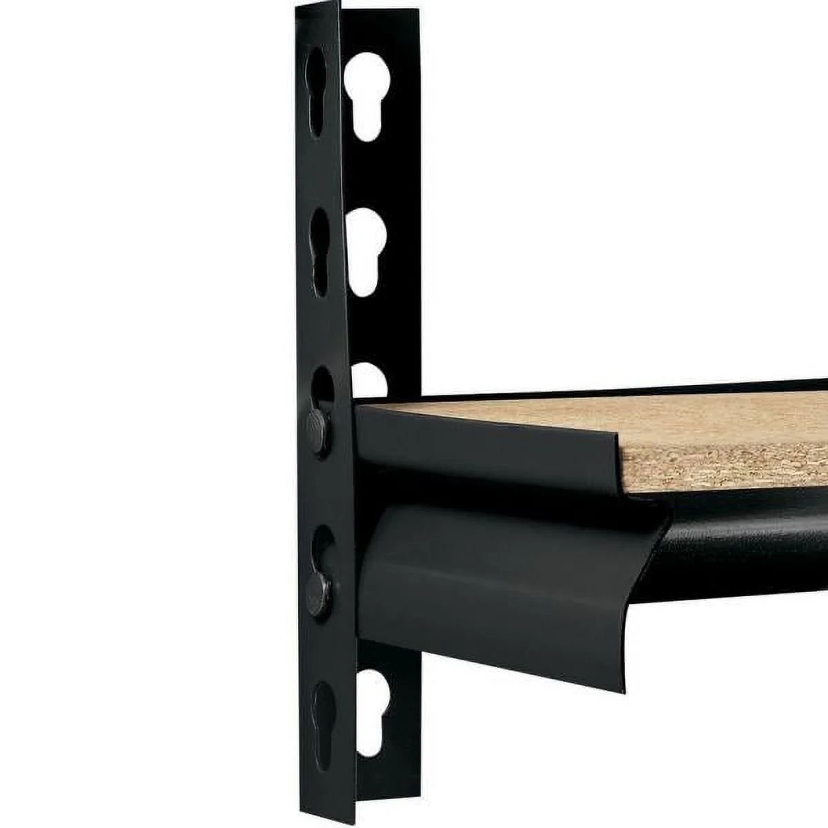 Muscle Rack 48"W x 24"D x 72"H 5-Shelf Steel Freestanding Shelving Unit; Black - image 4