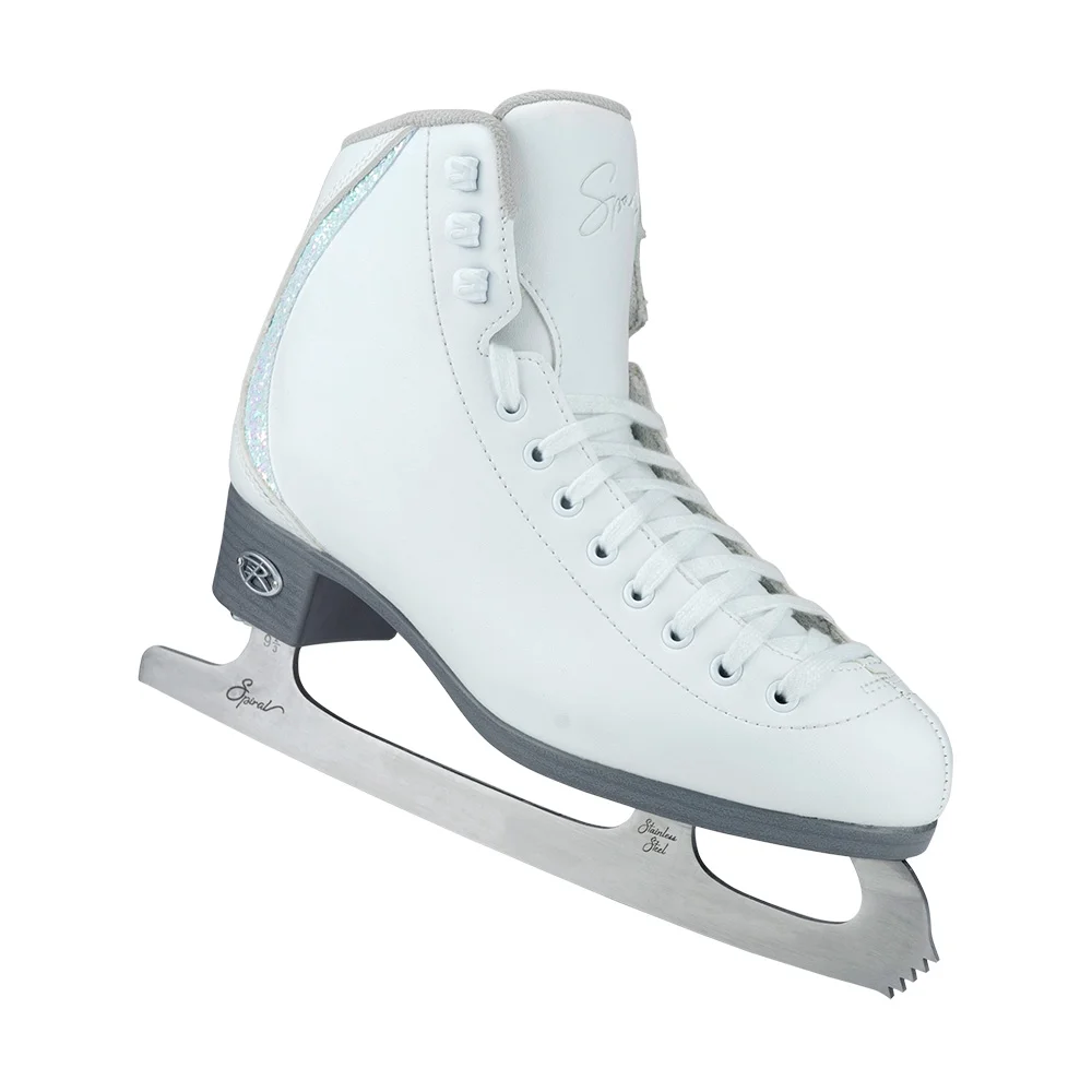 Riedell Skates Figure Ice Skating Set - Sparkle (Size 8)(12 Junior)