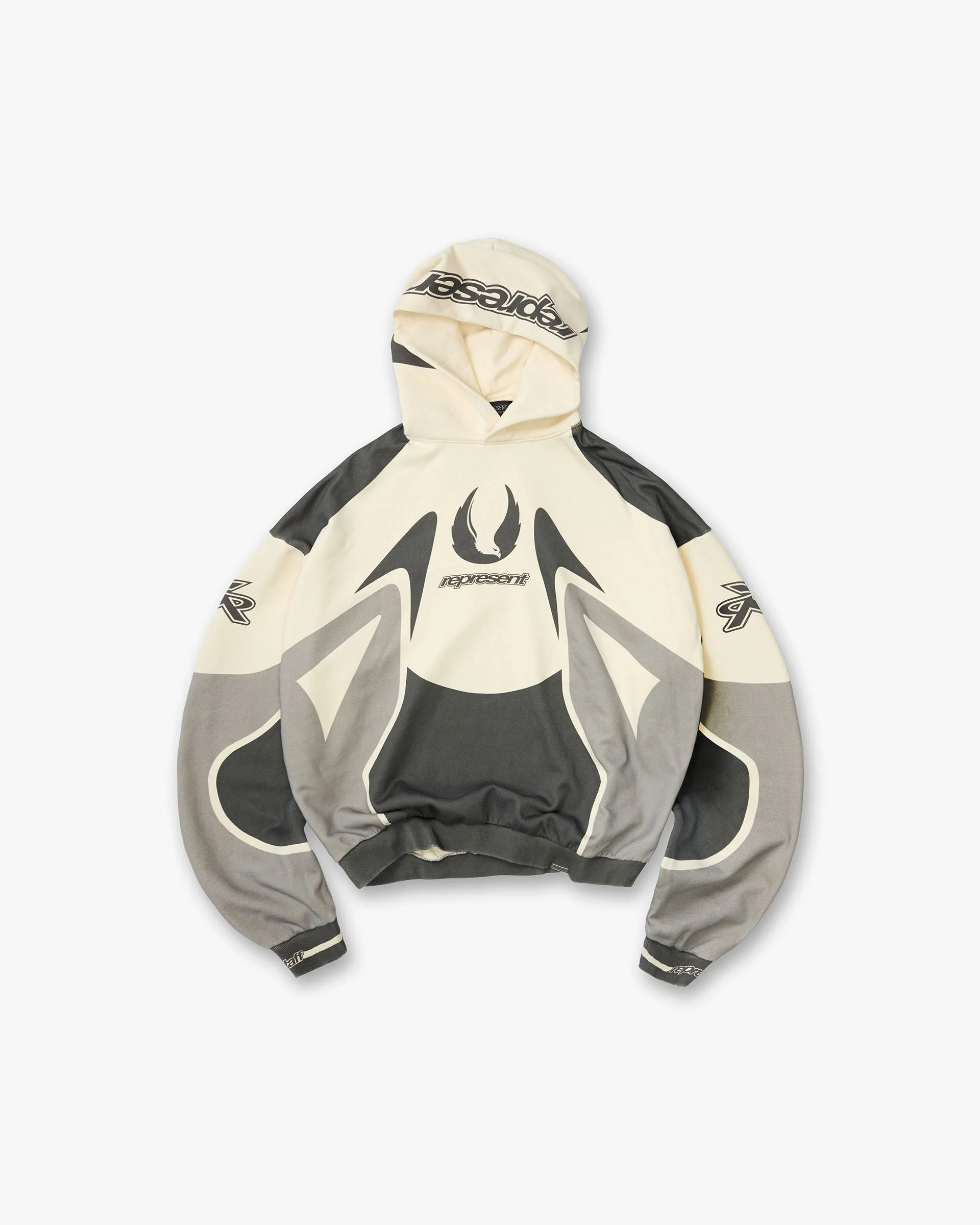 Represent X Belstaff Racing Hoodie - Dark Grey