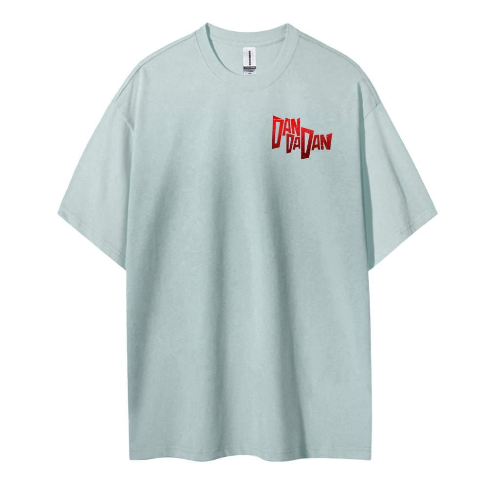 DANDADAN Cotton Unisex Round Neck Anime T-shirt TeeThreads Sustain the Scene with Custom Apparel