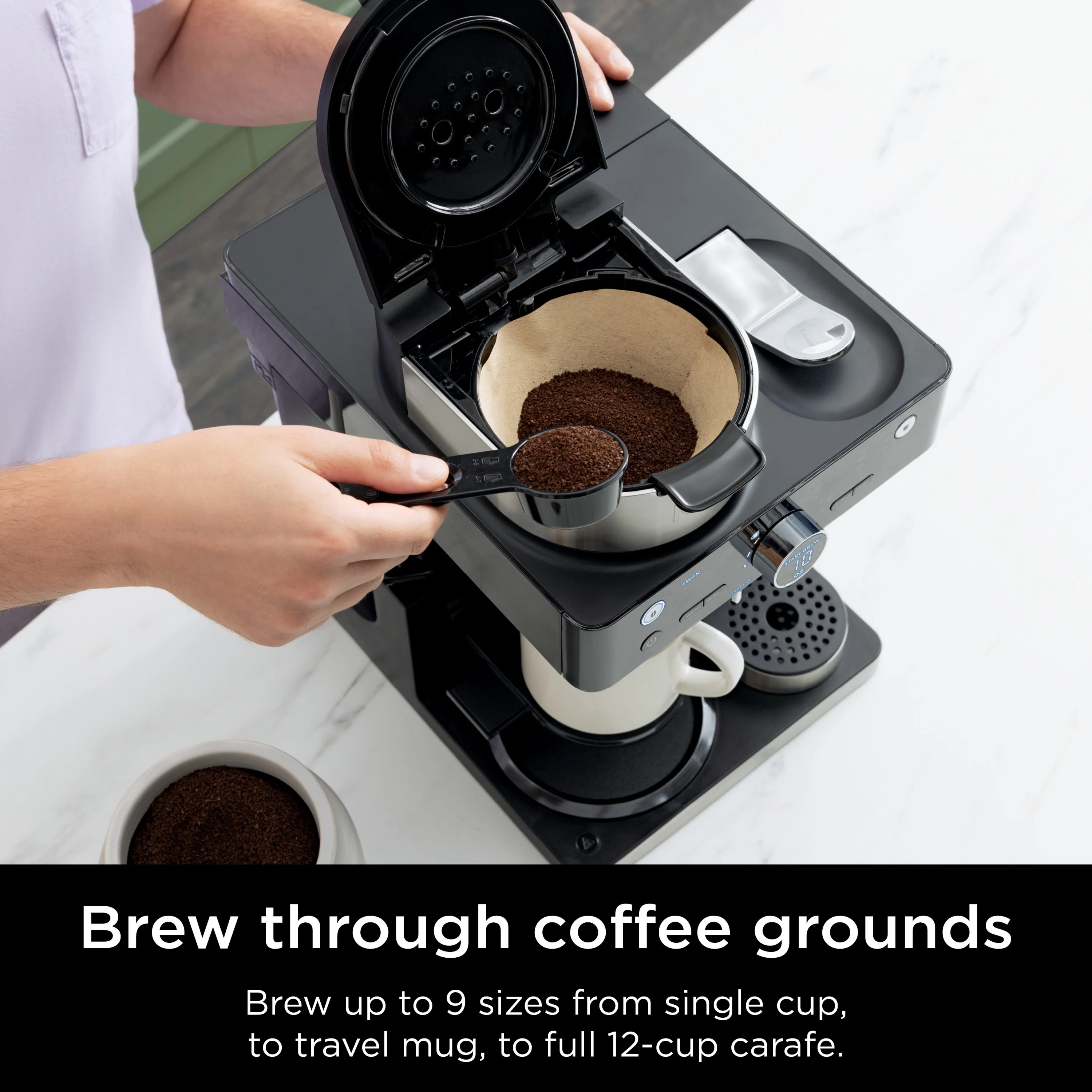 Ninja CFN601 Espresso & Coffee Barista System, Single-Serve Coffee & Nespresso Capsule Compatible - Image 12