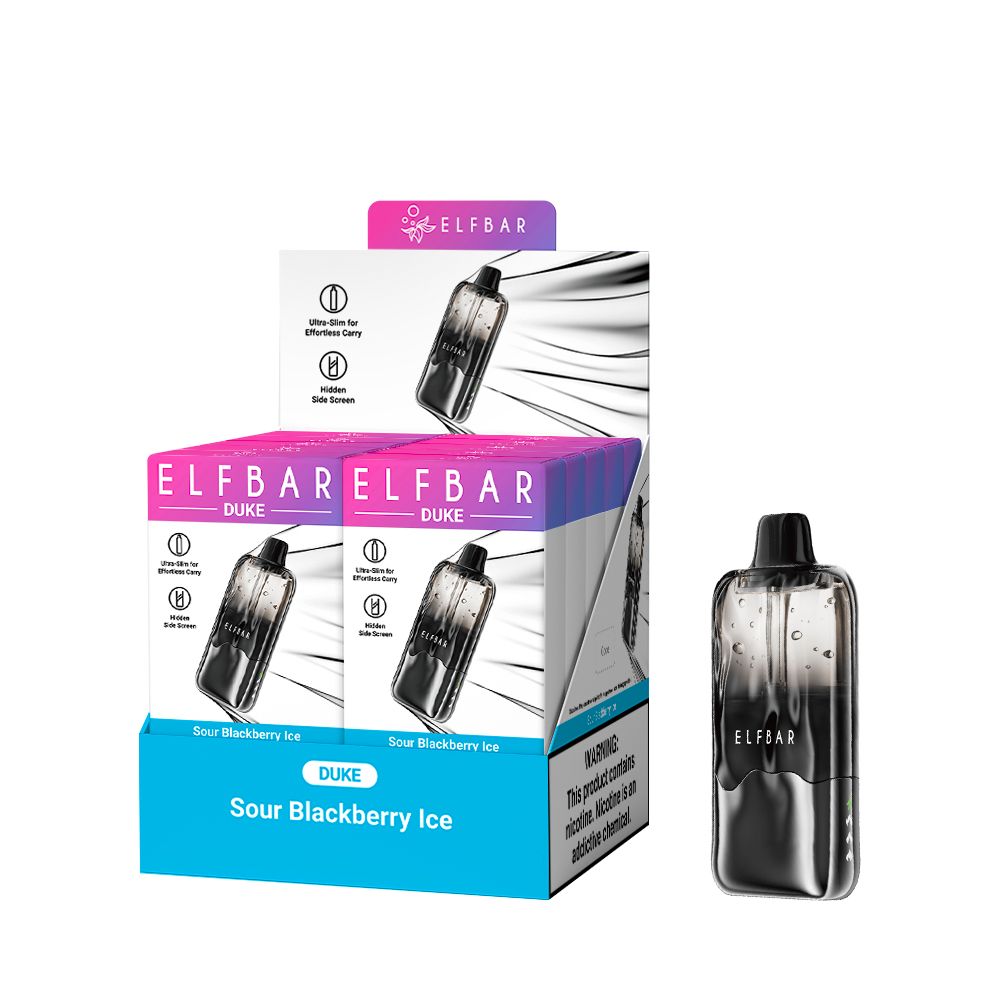 ELFBAR DUKE 30000 PUFFS Sour Blackberry Ice