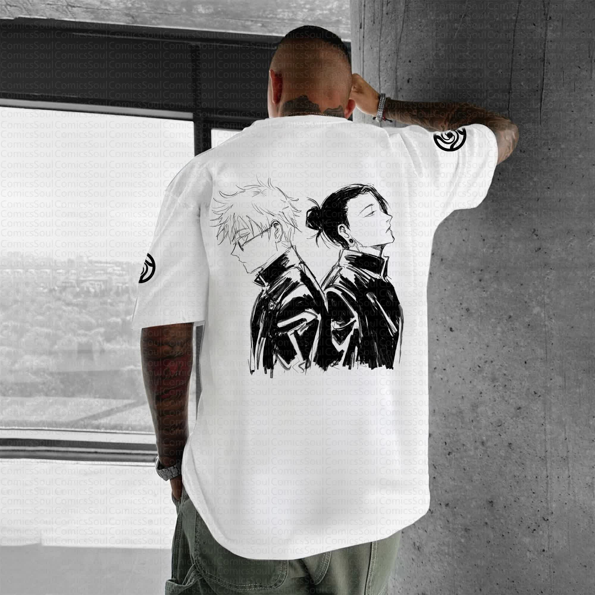 Unisex Anime Inspired Vintage T-Shirt丨Comicssoul