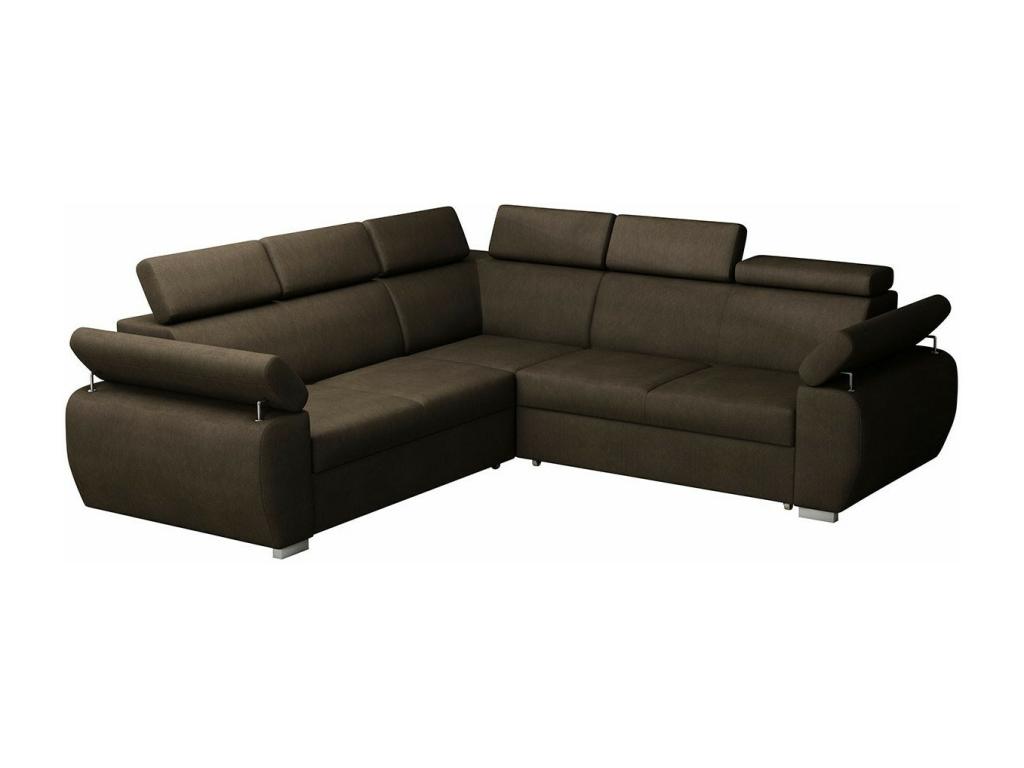 Sofá rinconero Andreuworldcasa 215 Marrón Función de descanso Caja de ropa de cama 260x260cm