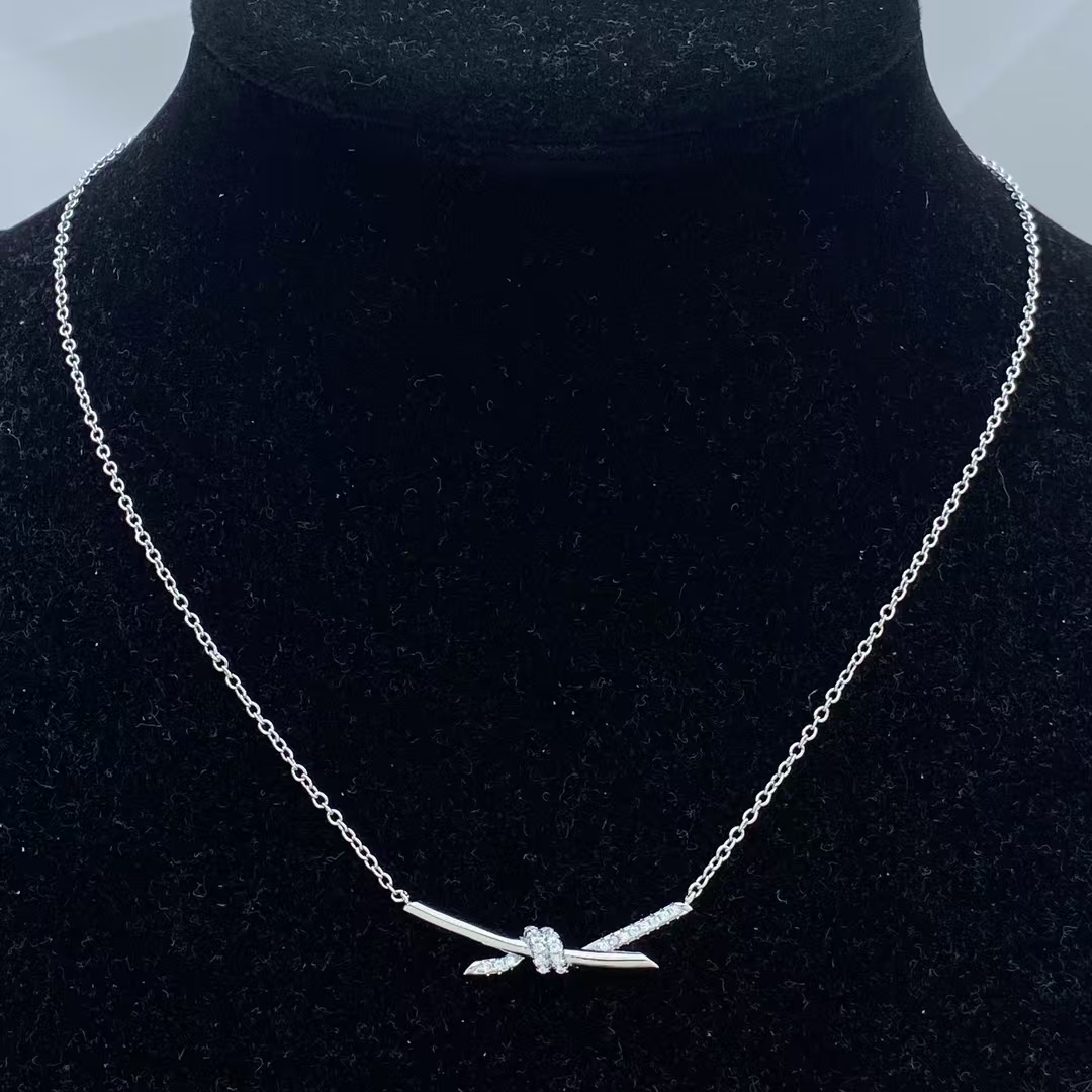 Tiffany Knot Pendant Necklace - Original Replica Club