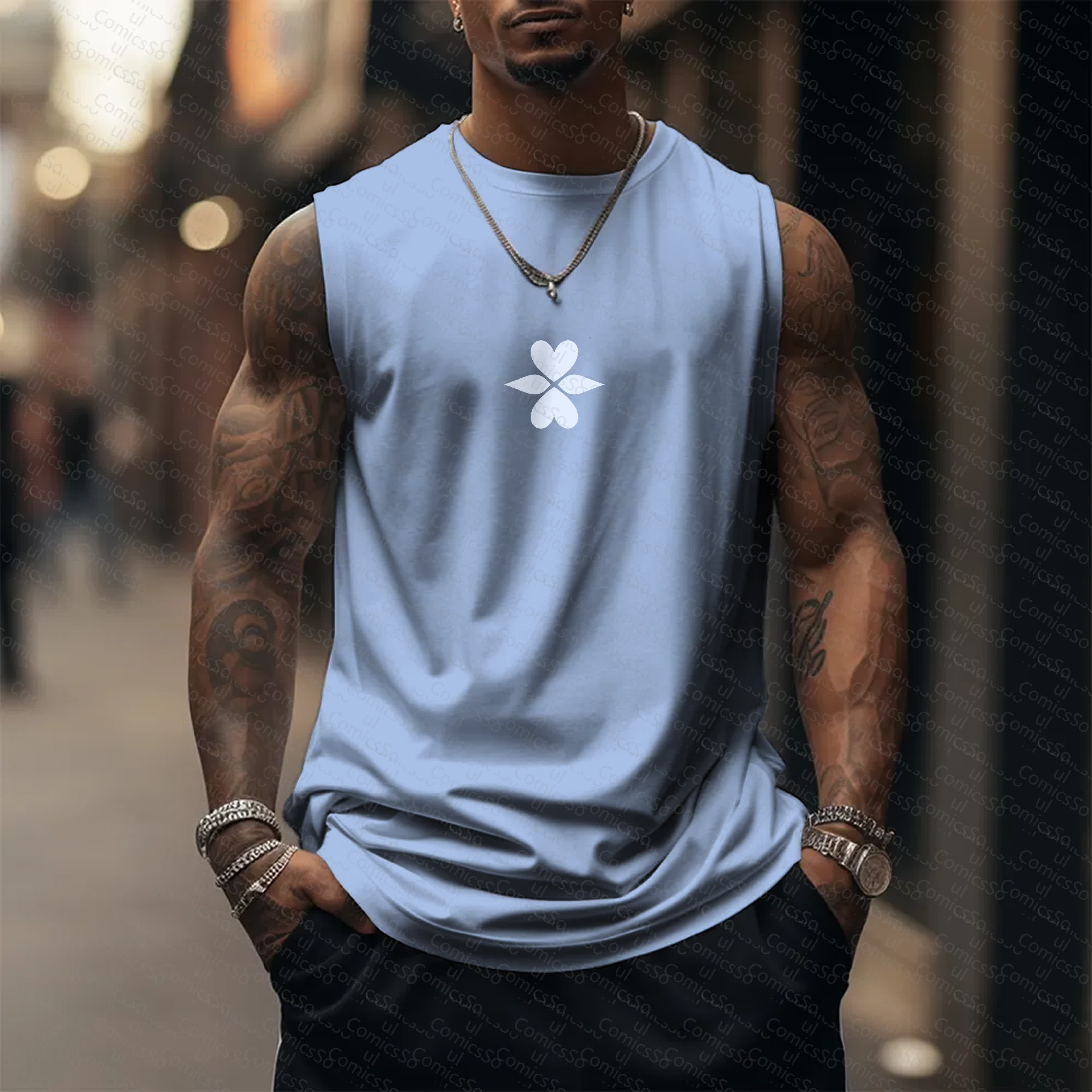 Unisex  “ Comicssoul” Casual Anime  Tank Top TeeThreads Sustain the Scene with Custom Apparel