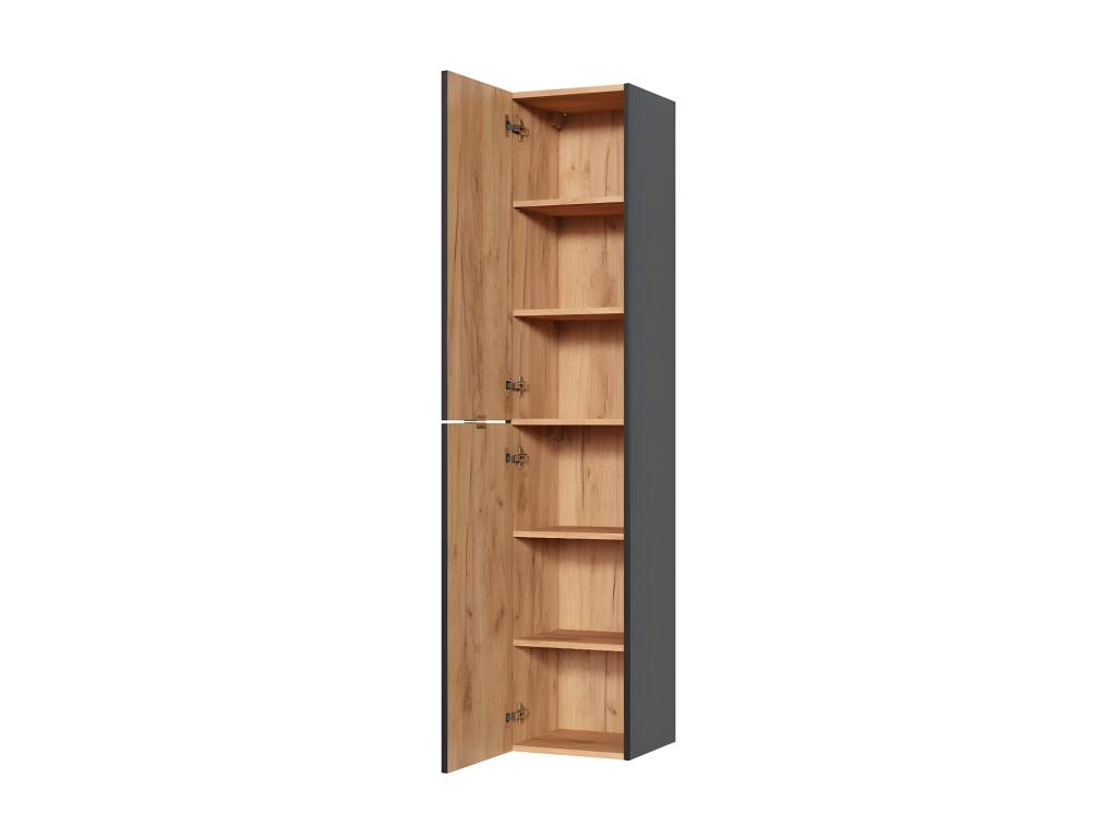 Armario Alto Nestleano HC35 2D 35x33x170 Negro