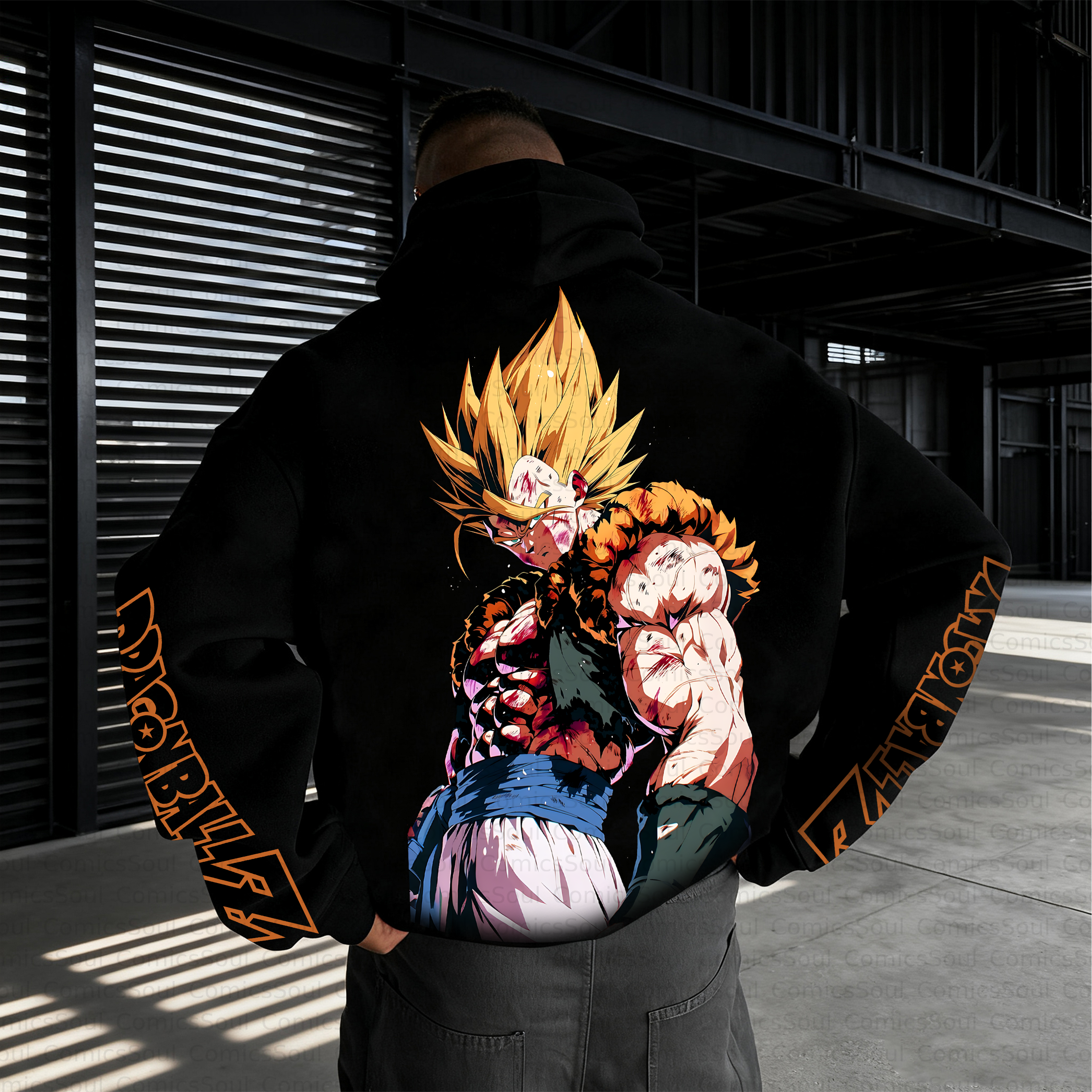 Unisex Anime Inspired Vintage Plush Hoodie
