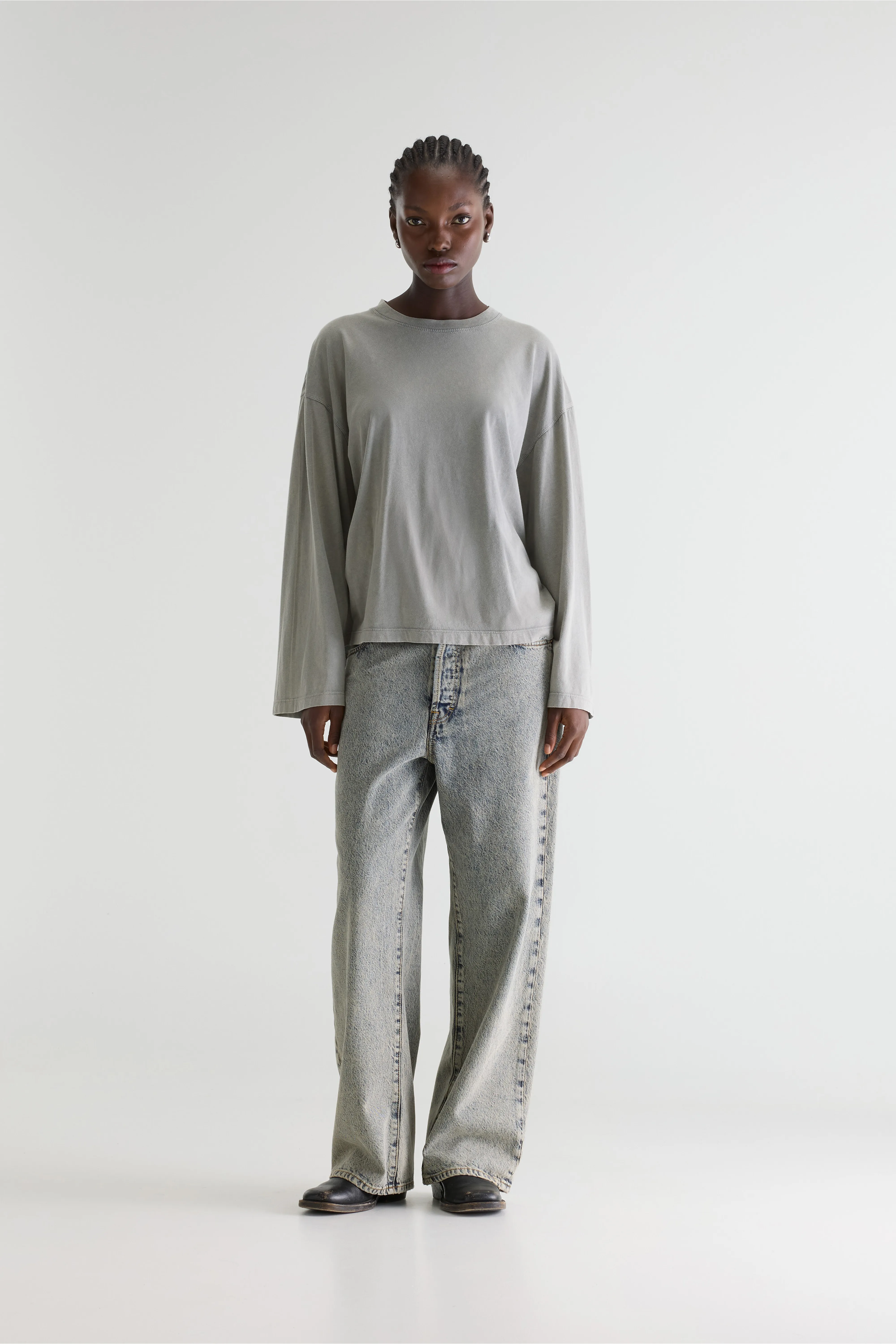 Bellerose Fandy long sleeve t-shirt (261 / W / BITUME)