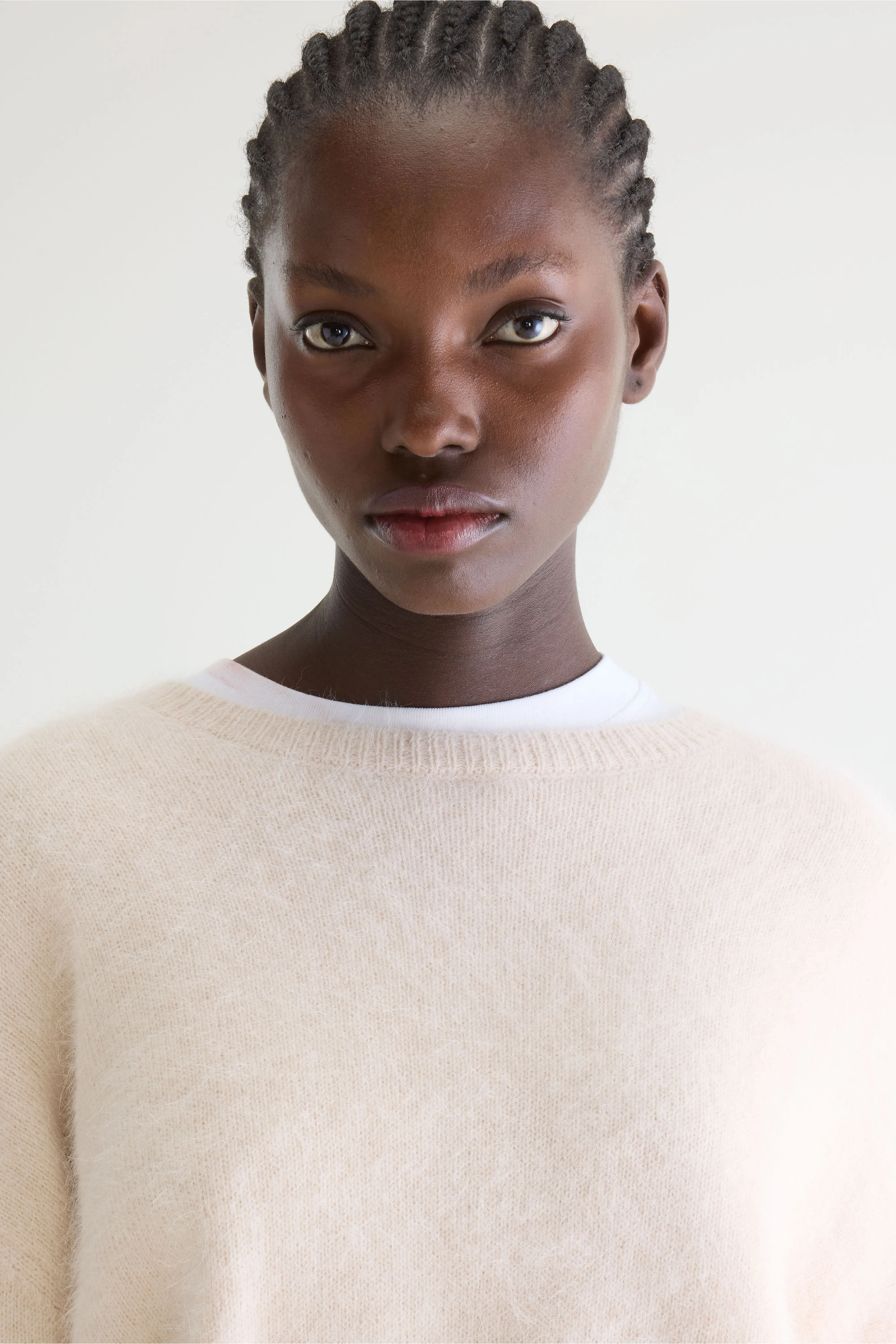Bellerose Datus angora-blend ecru sweater (252 / W / PARCHEMIN)