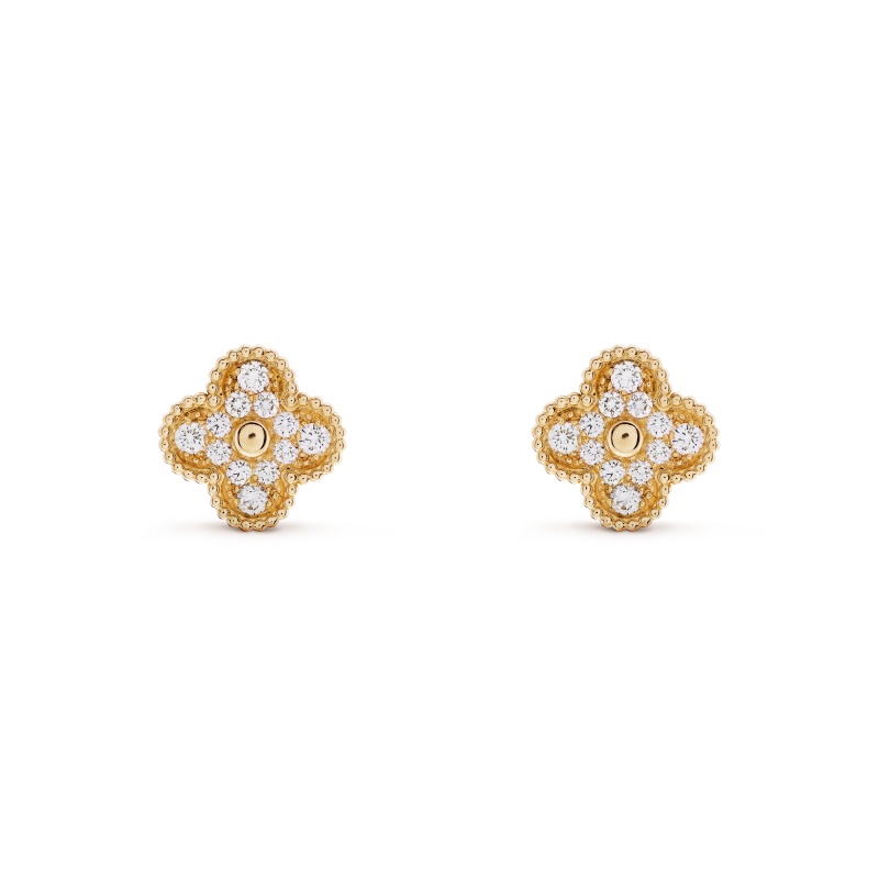 Replicate Vintage Alhambra earrings(1:1 replica) - Original Replica Club