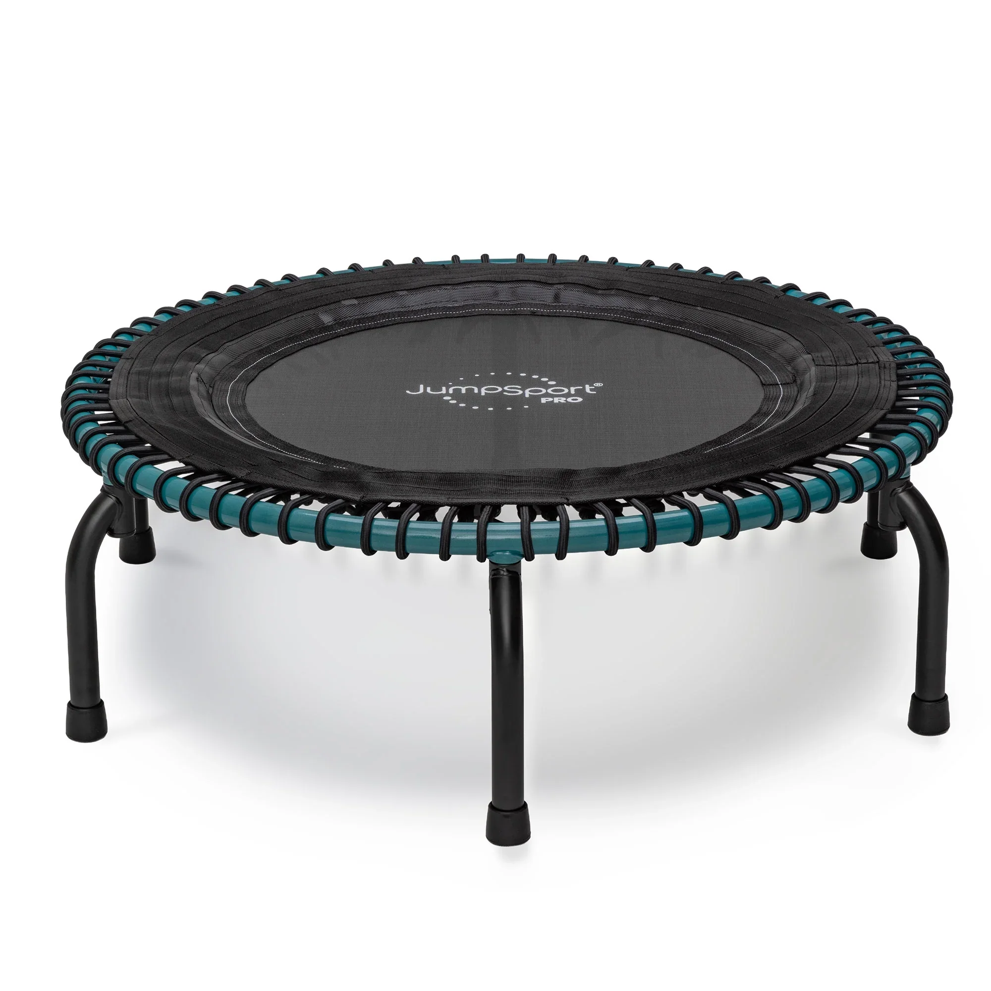 JumpSport Fitness Trampoline 39 Inch Teal/Black - 350 Pro - Image 2 JumpSport Fitness Trampoline 39 Inch Teal/Black - 350 Pro - Image 2