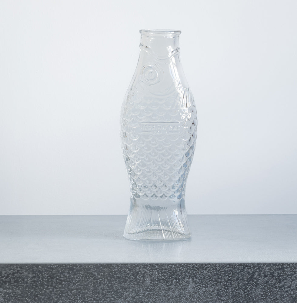 Carafe en verre Fish