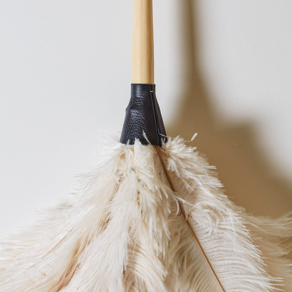 Plumeau en plume d'autruche