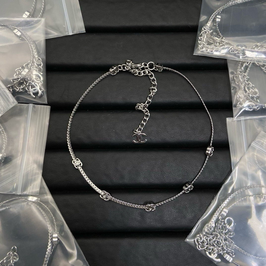 Chanel Snake Chain Choker Necklace - Original Replica Club