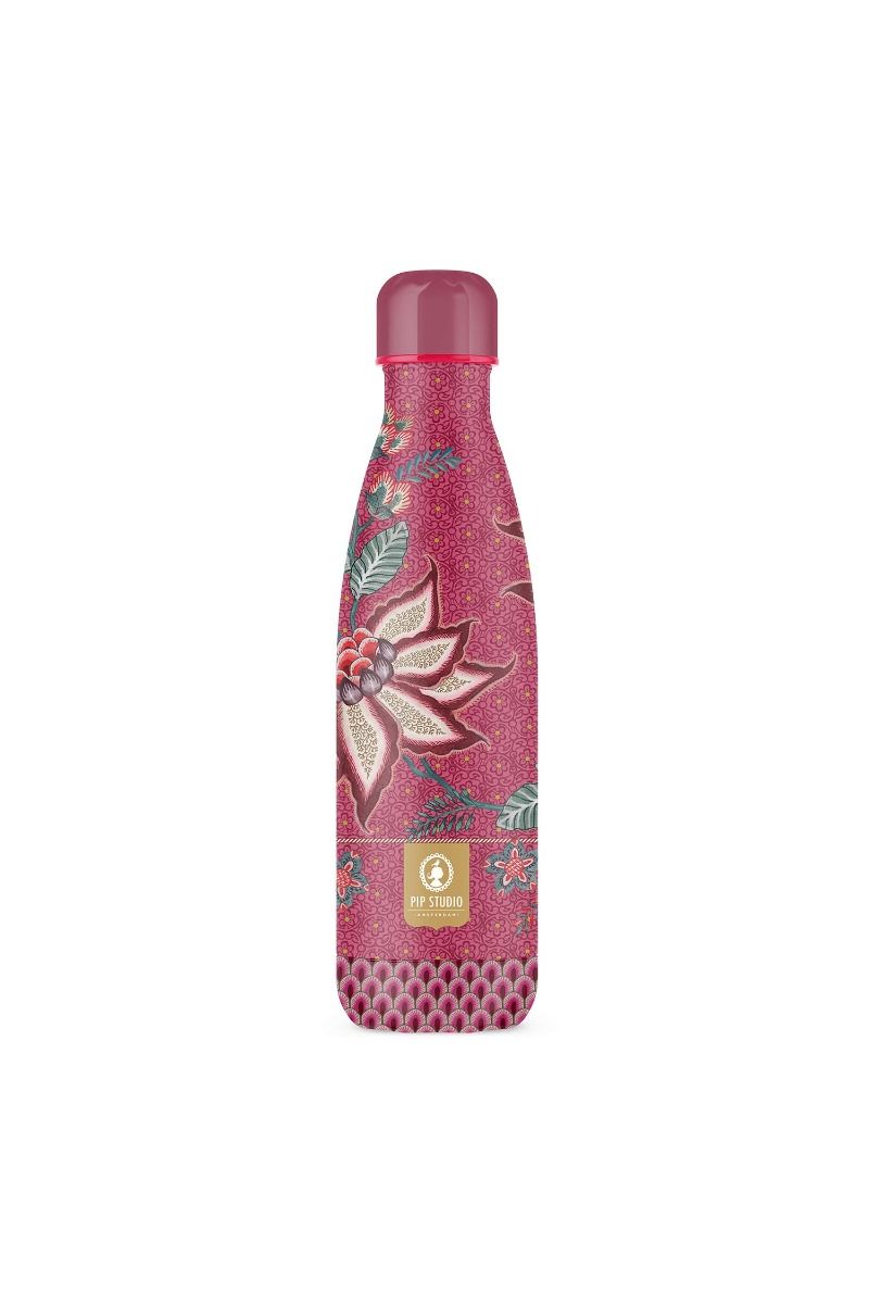 Flower Festival Thermos Bottle Dark Pink 500ml