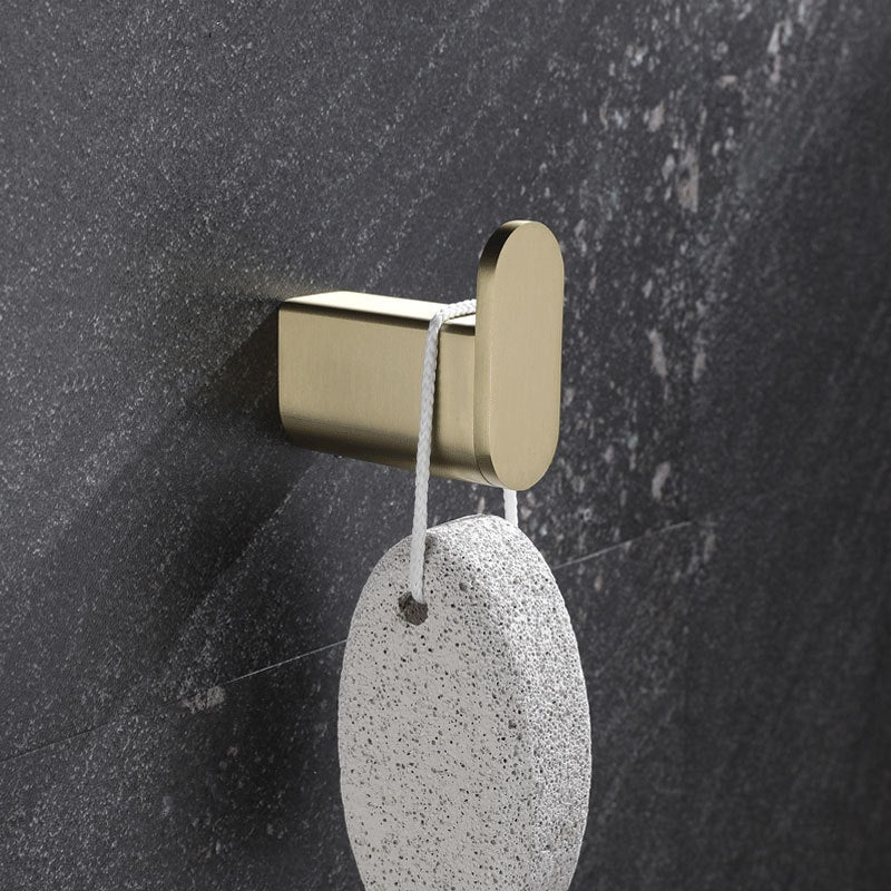 XIVADA Handdoekhaakje Dona - Inclusief schroefset - Goud - Set van 2